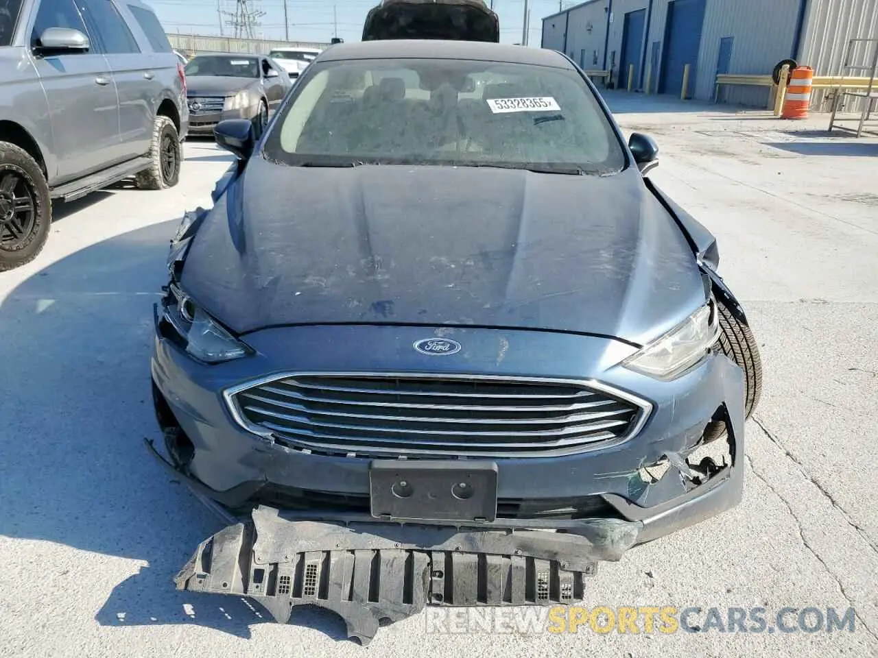 5 Photograph of a damaged car 3FA6P0H79KR149815 FORD FUSION 2019