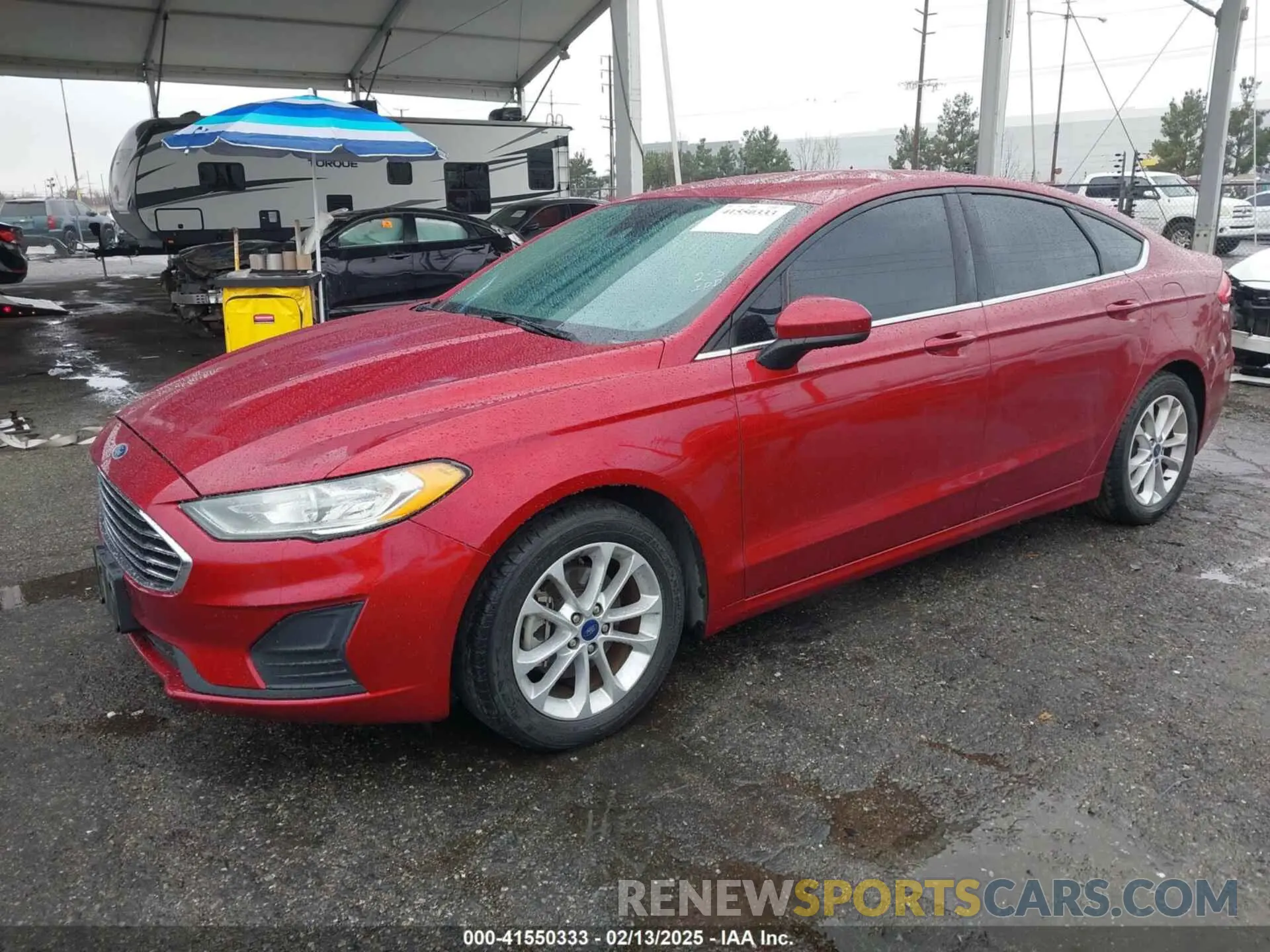 2 Photograph of a damaged car 3FA6P0HD0KR104302 FORD FUSION 2019