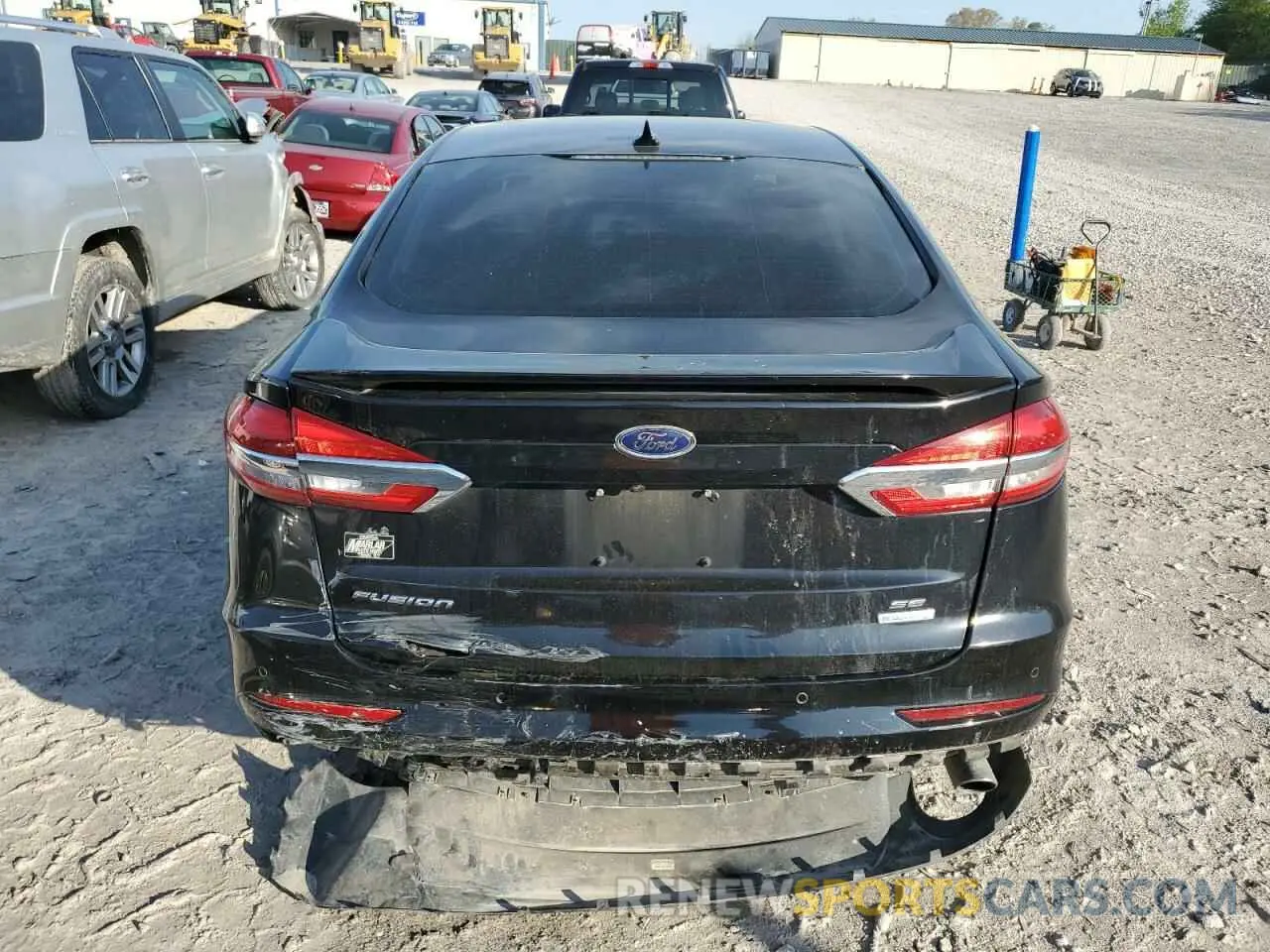 6 Photograph of a damaged car 3FA6P0HD0KR160143 FORD FUSION 2019