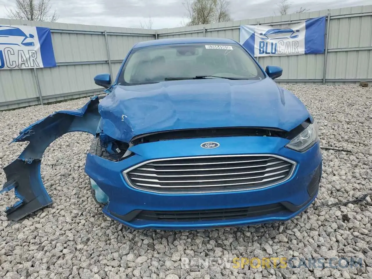 5 Photograph of a damaged car 3FA6P0HD0KR183602 FORD FUSION 2019