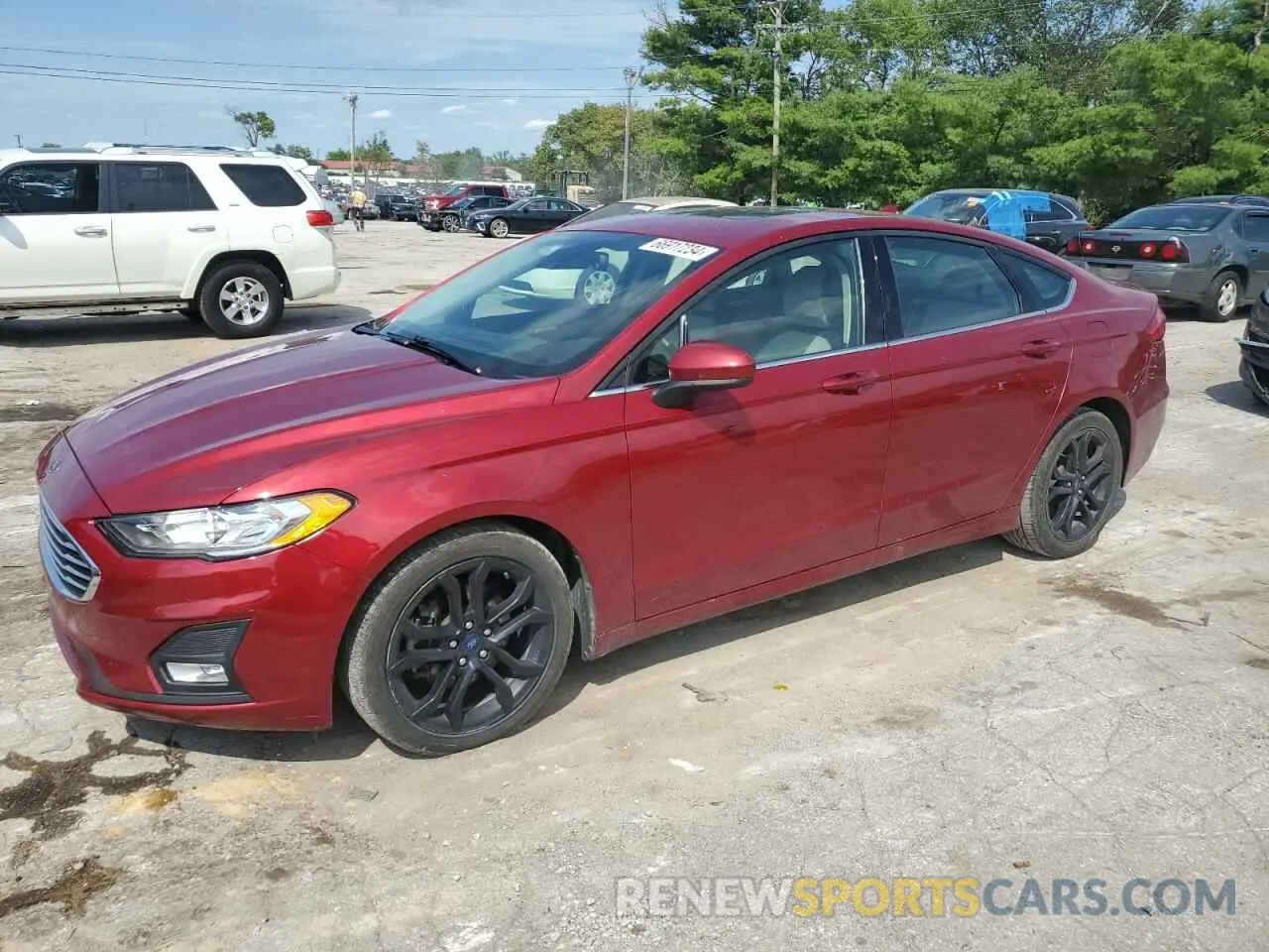 1 Photograph of a damaged car 3FA6P0HD0KR196270 FORD FUSION 2019