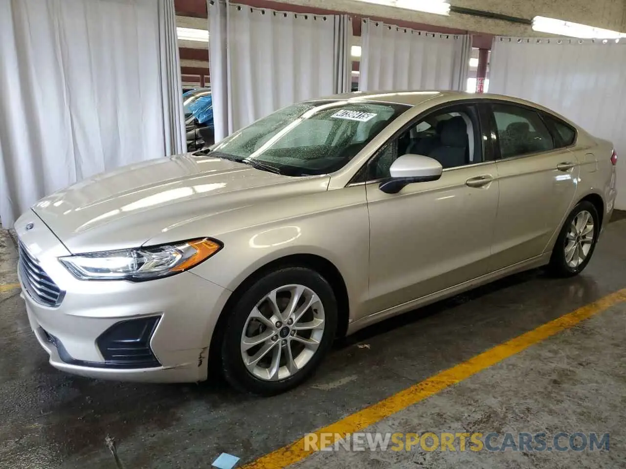 1 Photograph of a damaged car 3FA6P0HD0KR203489 FORD FUSION 2019