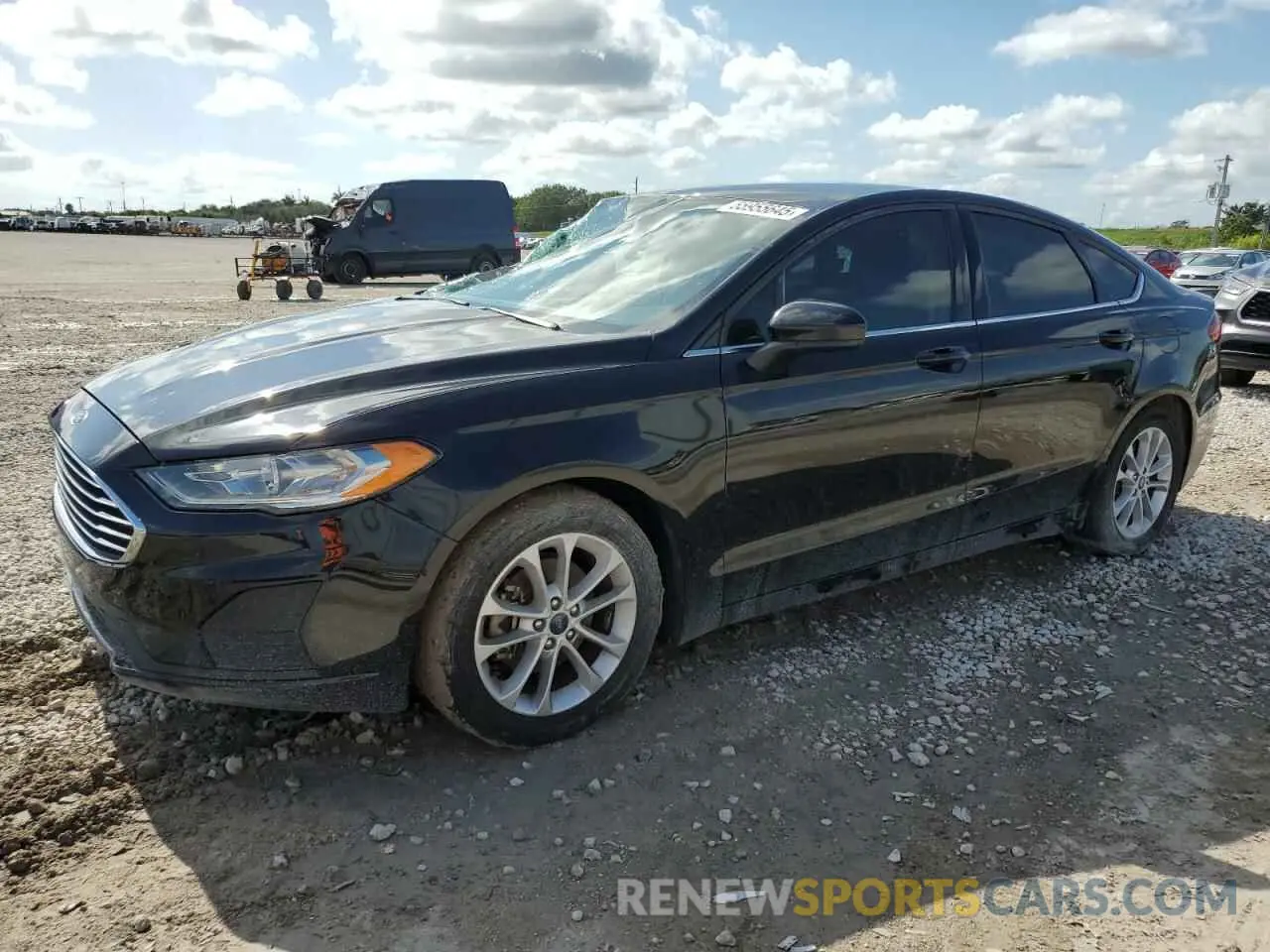 1 Photograph of a damaged car 3FA6P0HD0KR276054 FORD FUSION 2019