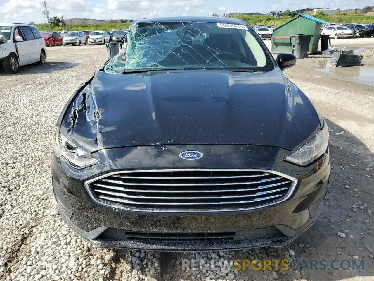5 Photograph of a damaged car 3FA6P0HD0KR276054 FORD FUSION 2019