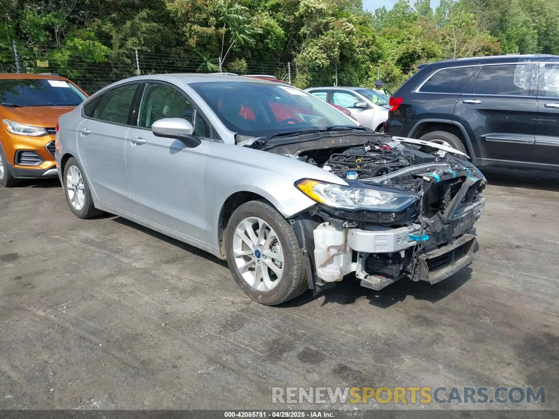 1 Photograph of a damaged car 3FA6P0HD1KR126681 FORD FUSION 2019