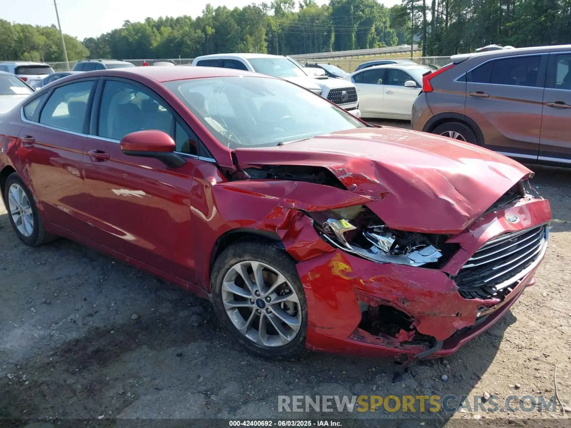 1 Photograph of a damaged car 3FA6P0HD1KR159485 FORD FUSION 2019