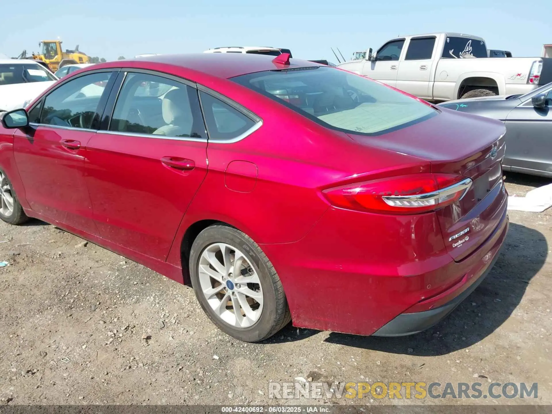 3 Photograph of a damaged car 3FA6P0HD1KR159485 FORD FUSION 2019