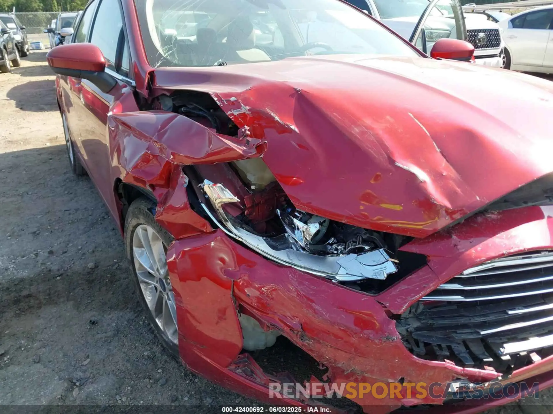 6 Photograph of a damaged car 3FA6P0HD1KR159485 FORD FUSION 2019