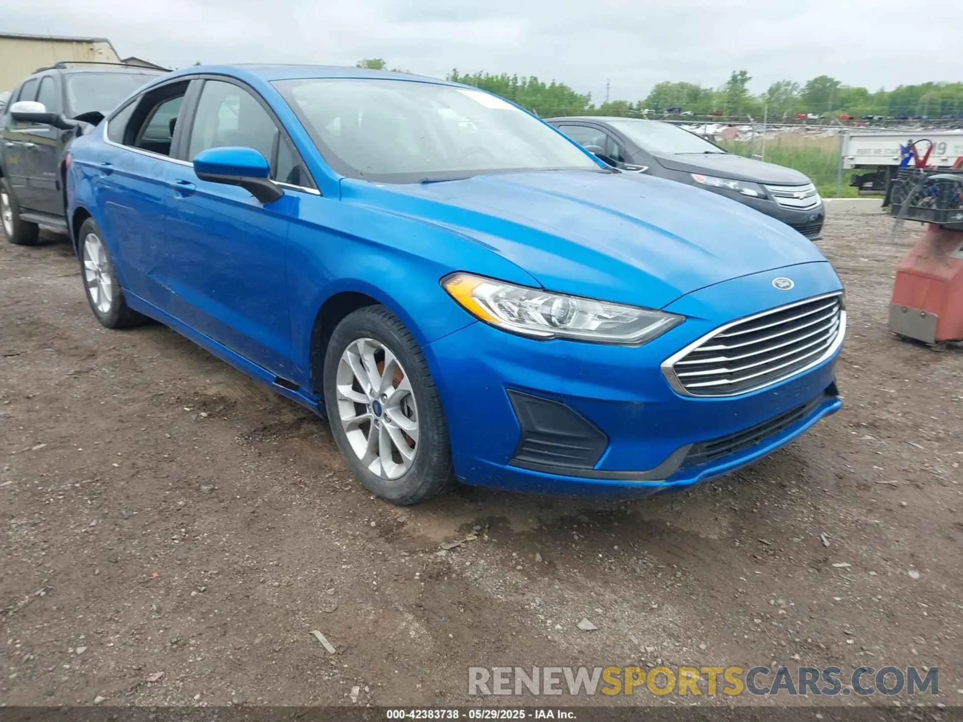 1 Photograph of a damaged car 3FA6P0HD1KR166033 FORD FUSION 2019