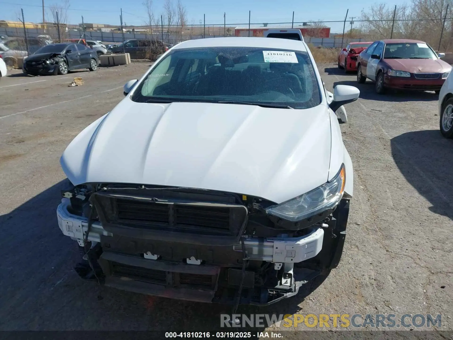 13 Photograph of a damaged car 3FA6P0HD1KR219314 FORD FUSION 2019