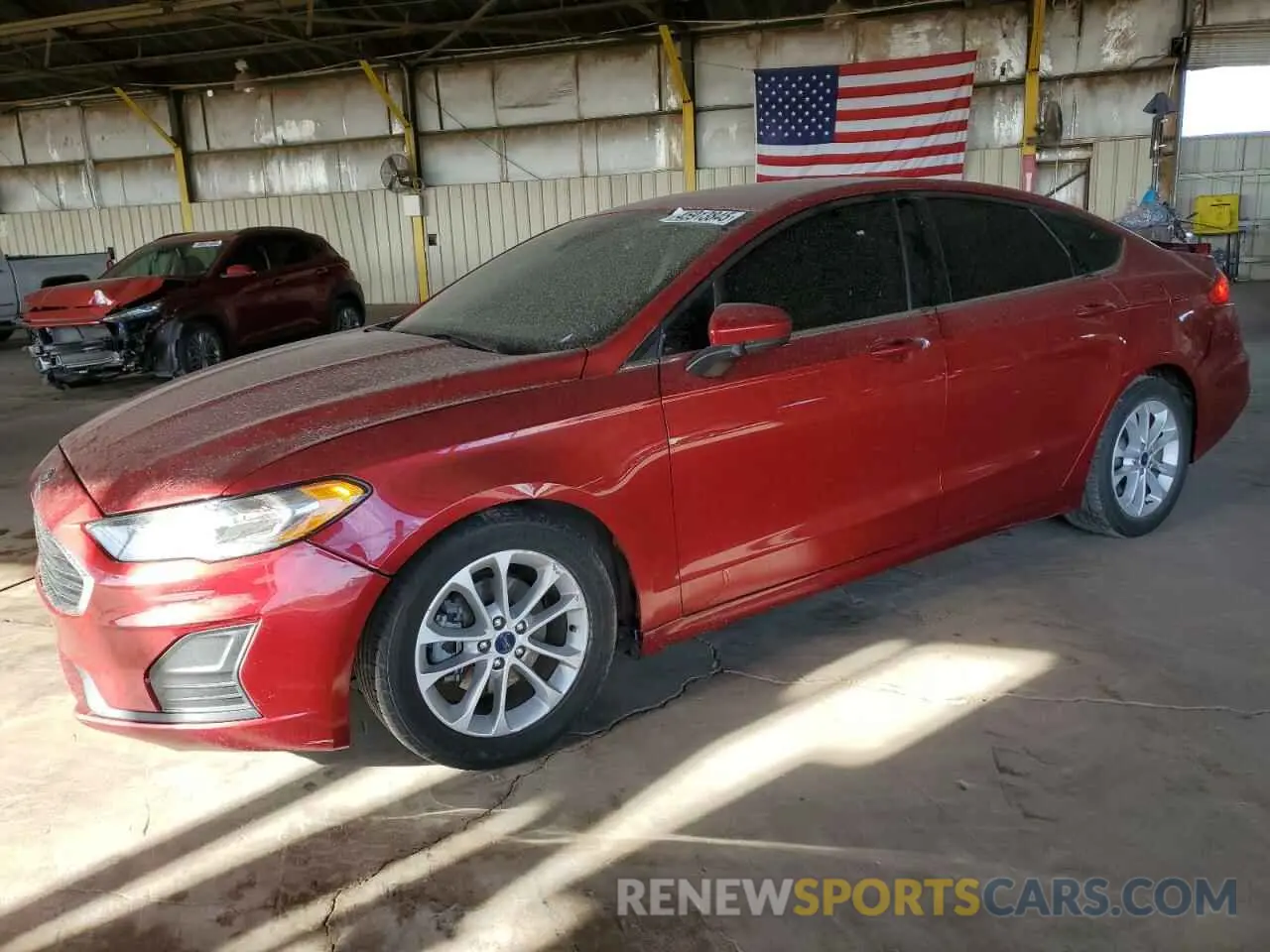 1 Photograph of a damaged car 3FA6P0HD1KR232810 FORD FUSION 2019