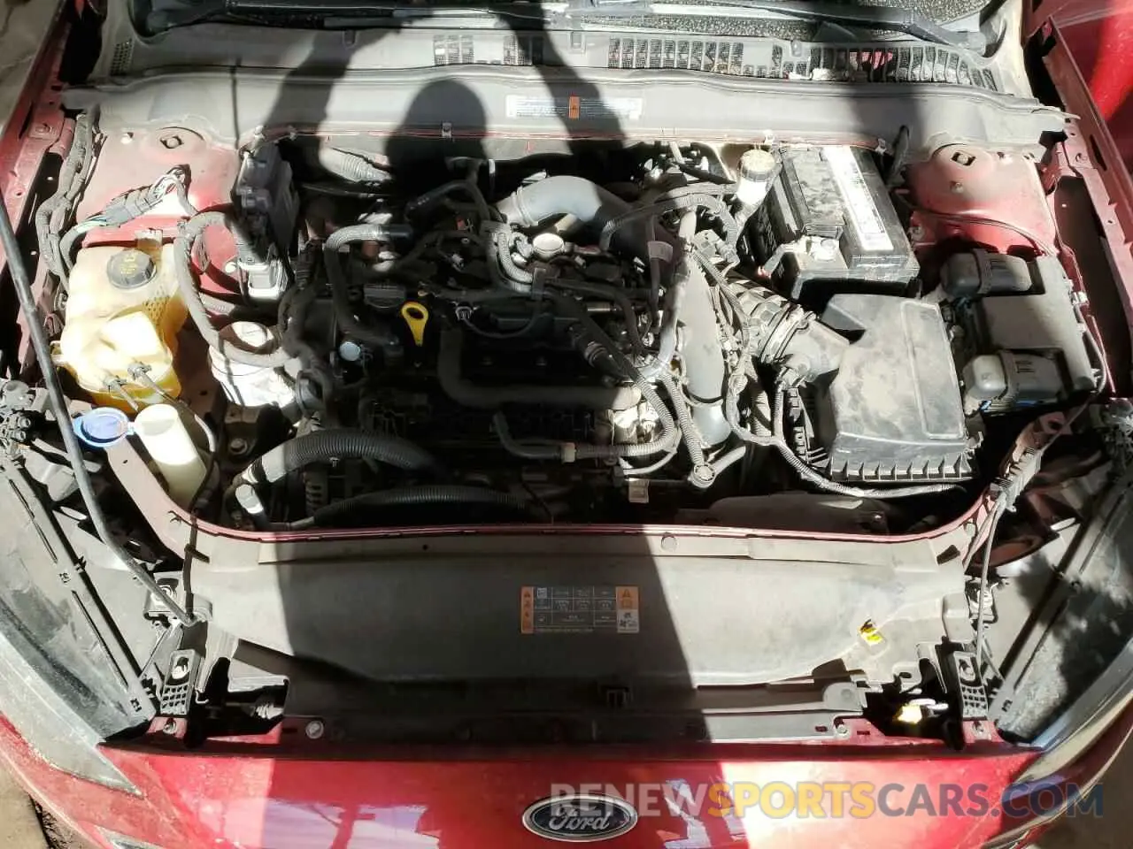 11 Photograph of a damaged car 3FA6P0HD1KR232810 FORD FUSION 2019