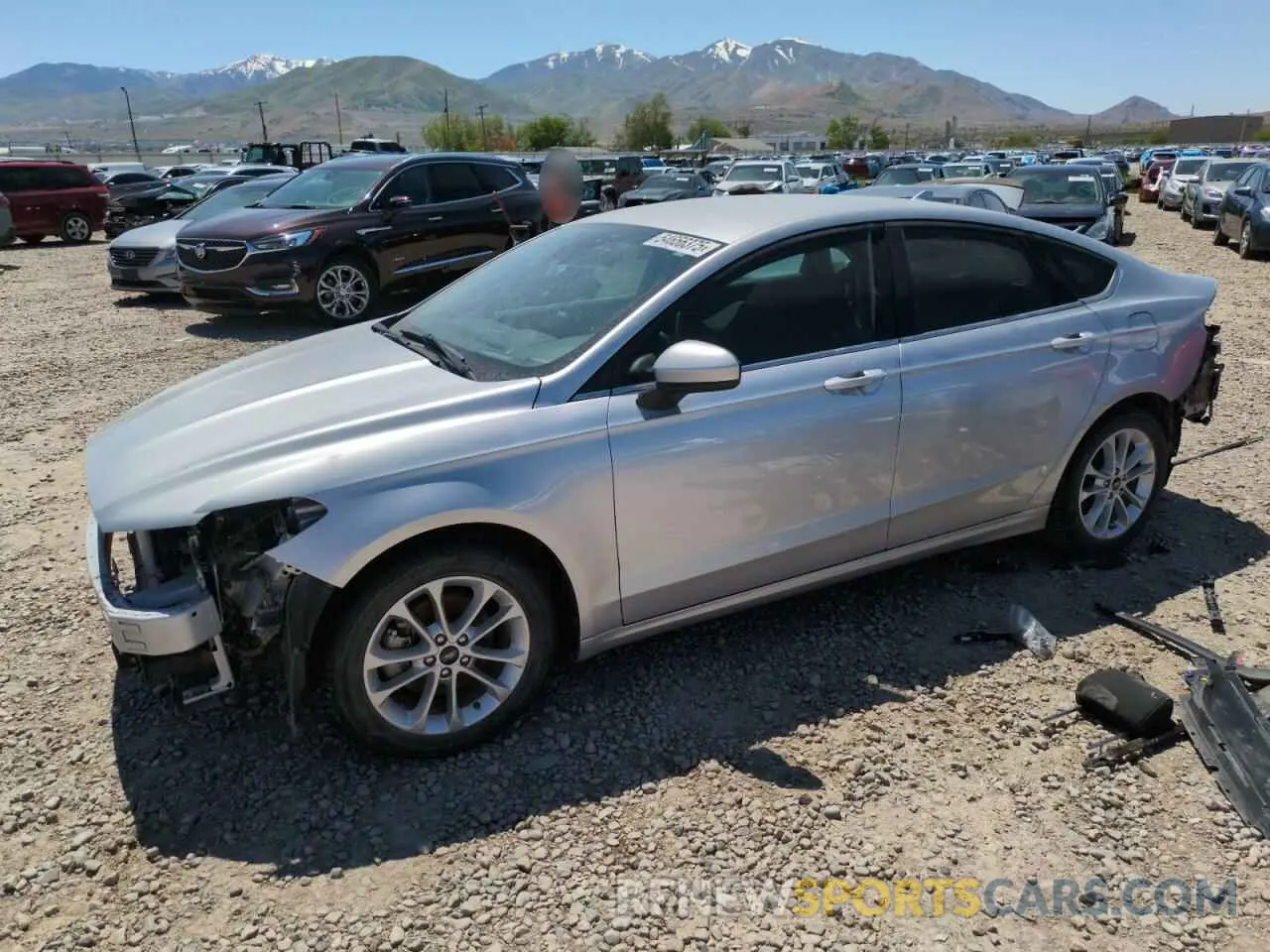 2 Photograph of a damaged car 3FA6P0HD1KR239448 FORD FUSION 2019