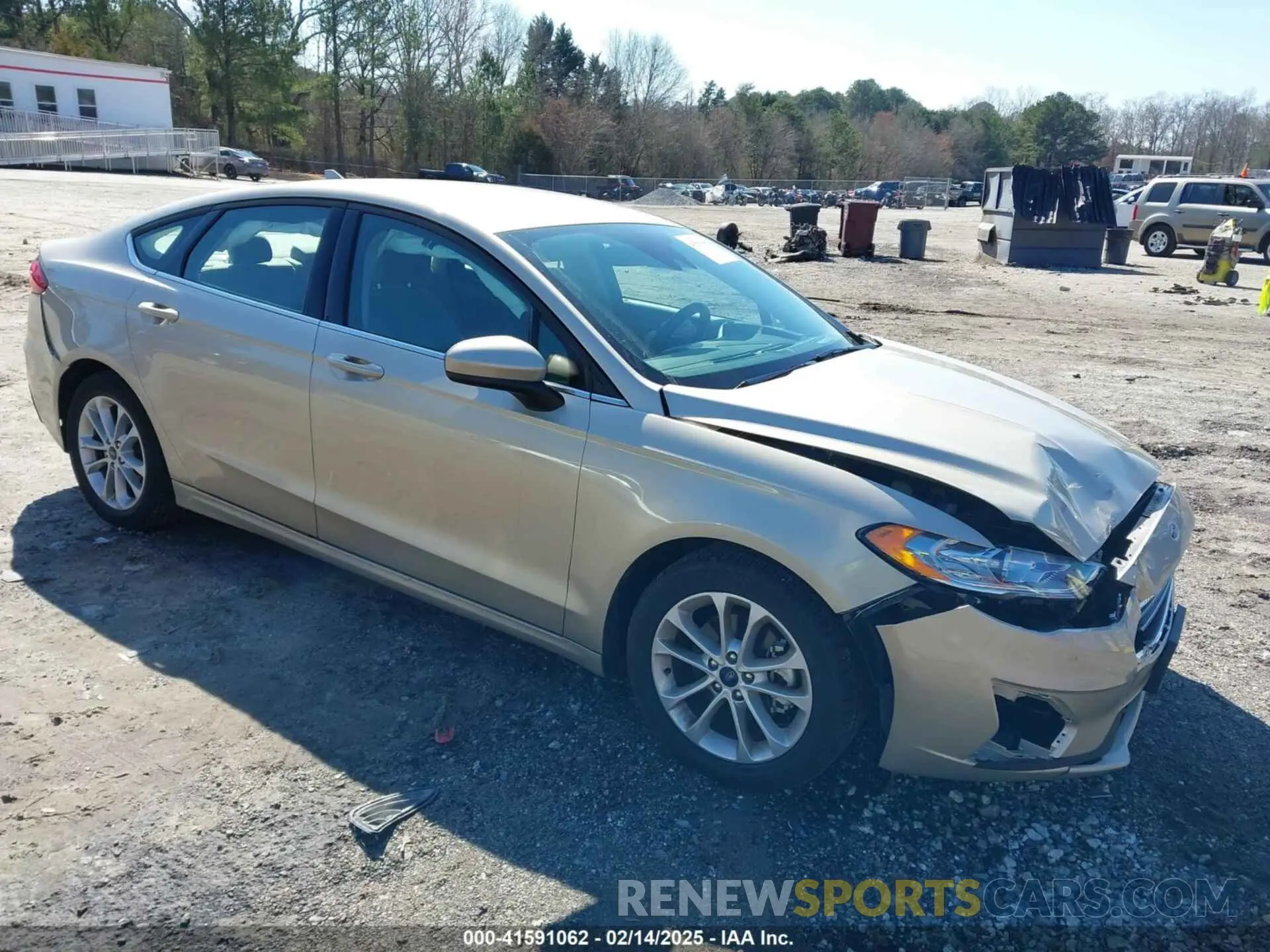 1 Photograph of a damaged car 3FA6P0HD1KR267041 FORD FUSION 2019
