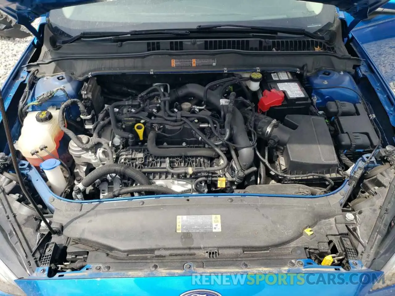11 Photograph of a damaged car 3FA6P0HD1KR282090 FORD FUSION 2019