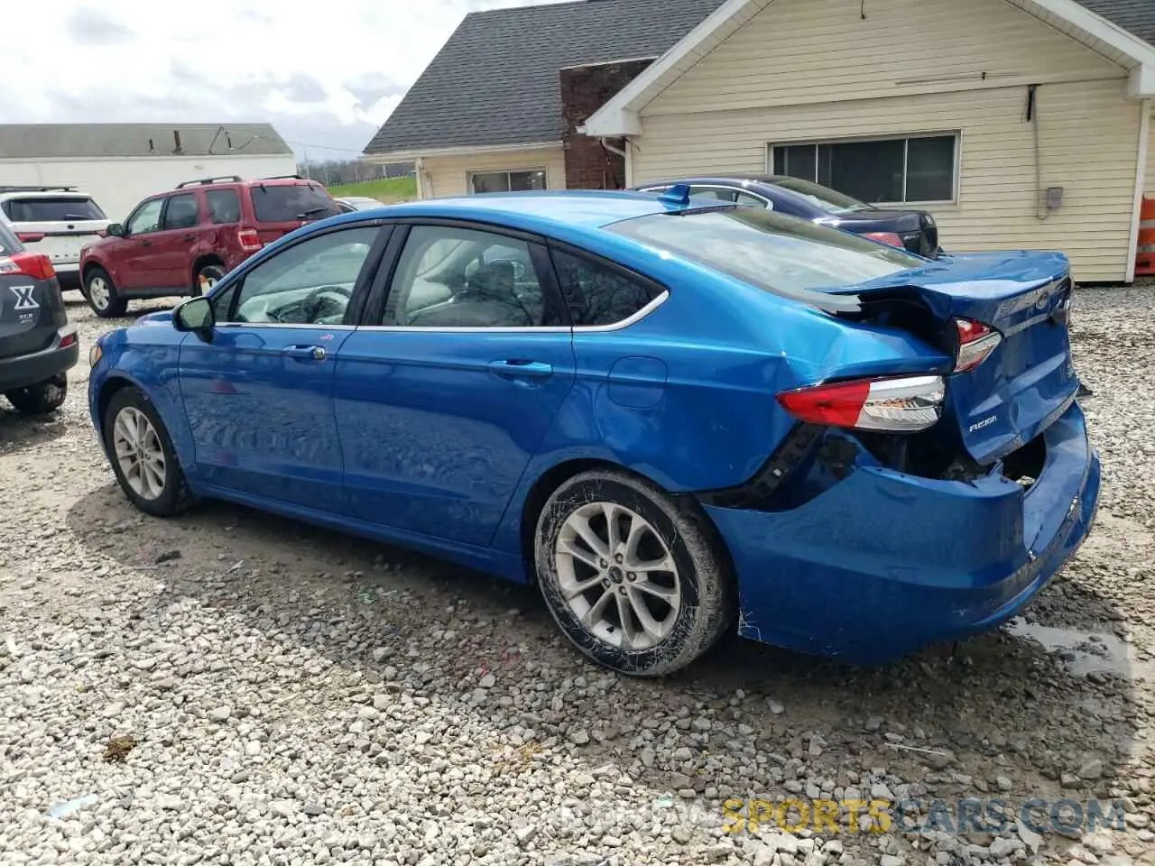 2 Photograph of a damaged car 3FA6P0HD1KR282090 FORD FUSION 2019