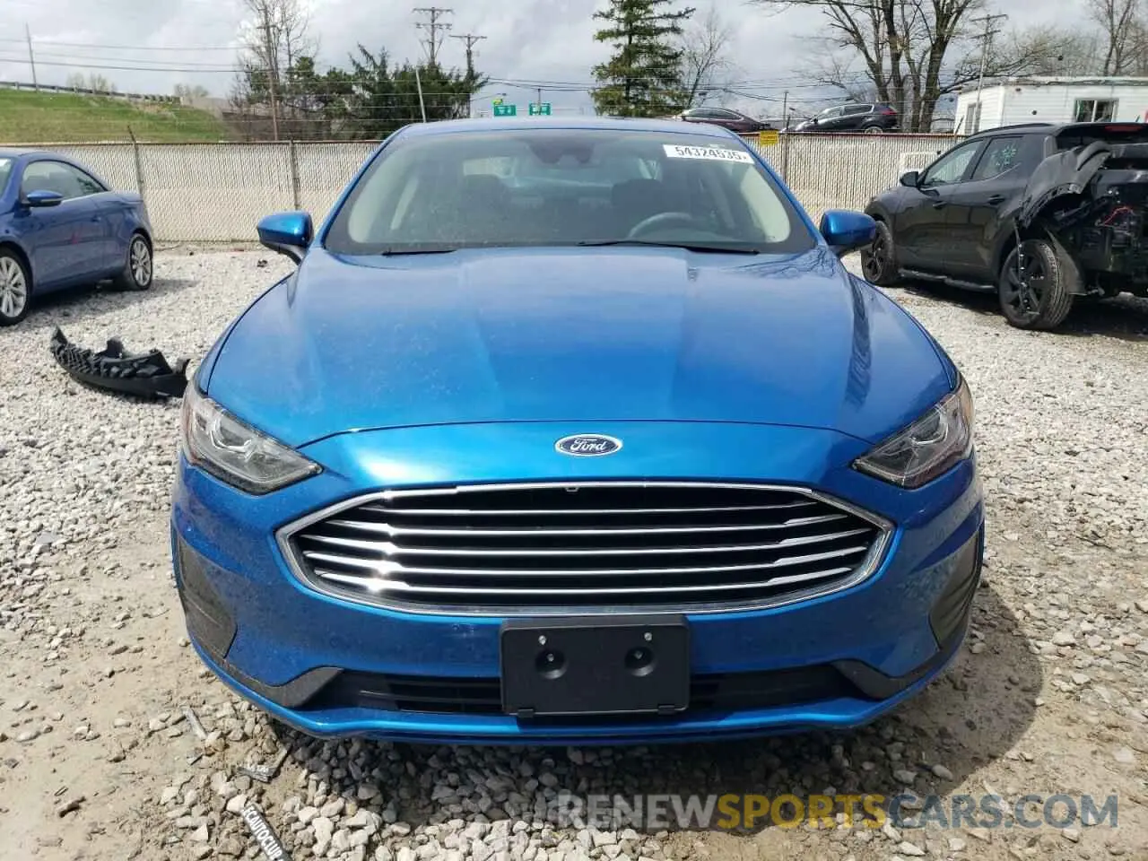 5 Photograph of a damaged car 3FA6P0HD1KR282090 FORD FUSION 2019