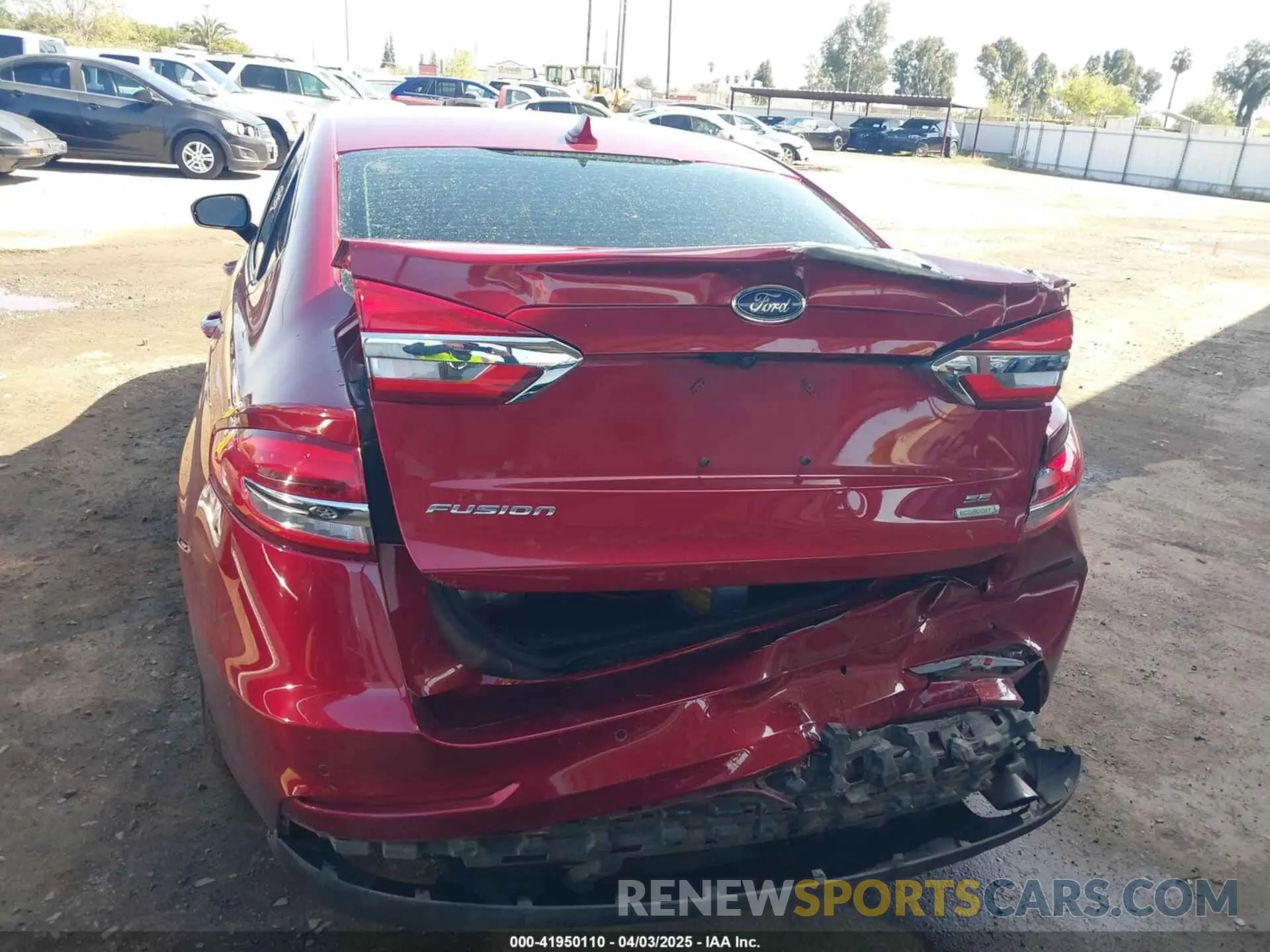 6 Photograph of a damaged car 3FA6P0HD2KR135468 FORD FUSION 2019