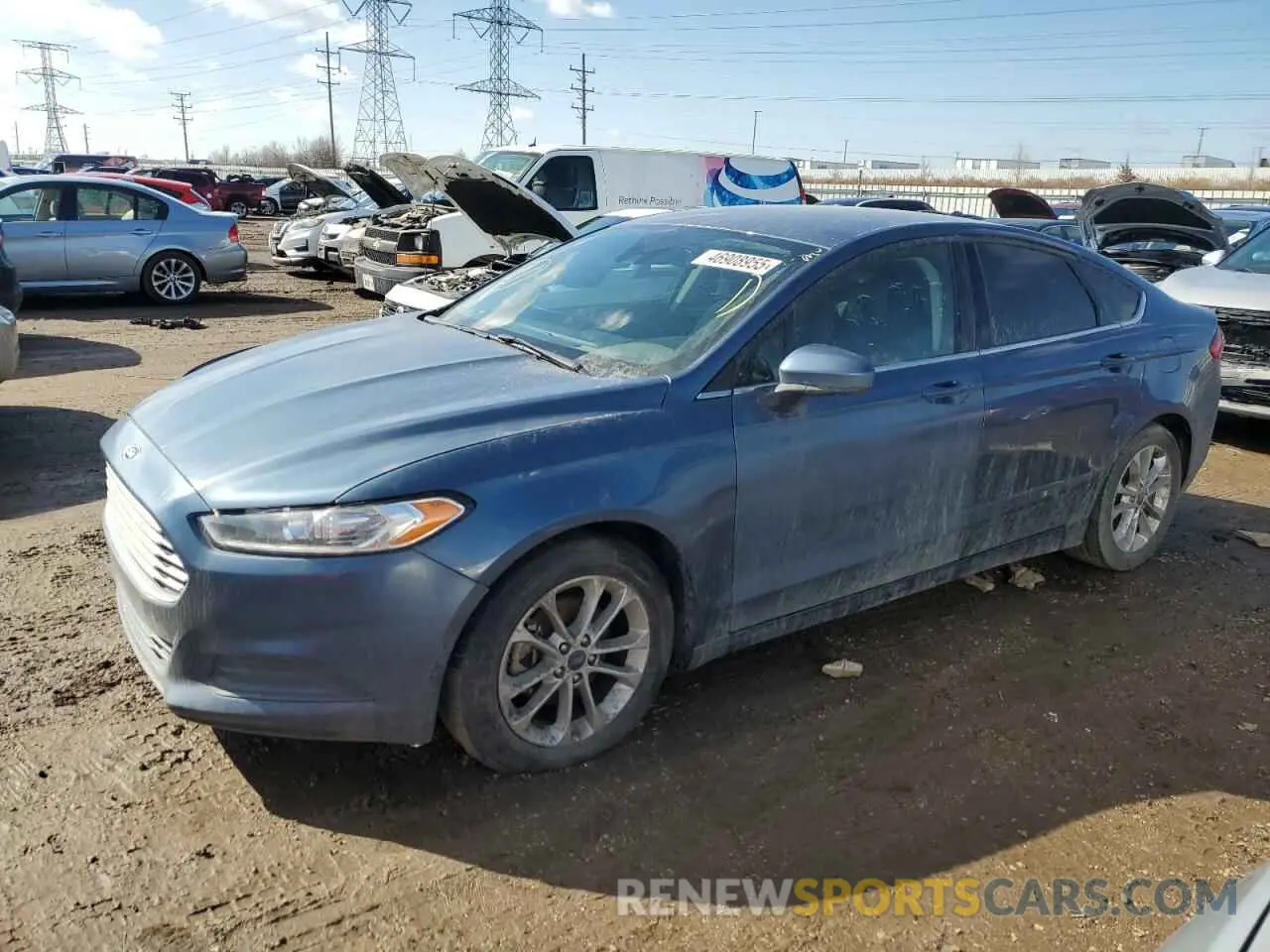 1 Photograph of a damaged car 3FA6P0HD2KR198201 FORD FUSION 2019