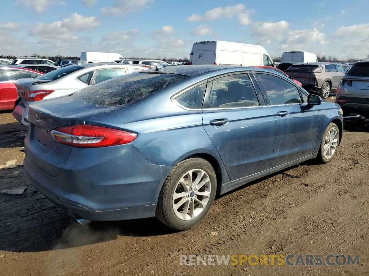 3 Photograph of a damaged car 3FA6P0HD2KR198201 FORD FUSION 2019