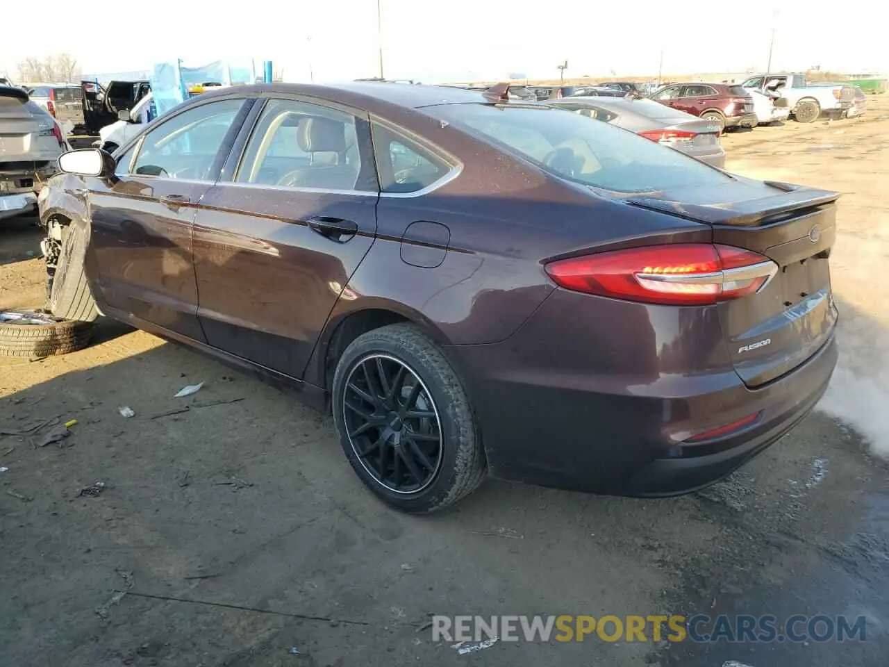 2 Photograph of a damaged car 3FA6P0HD3KR159097 FORD FUSION 2019