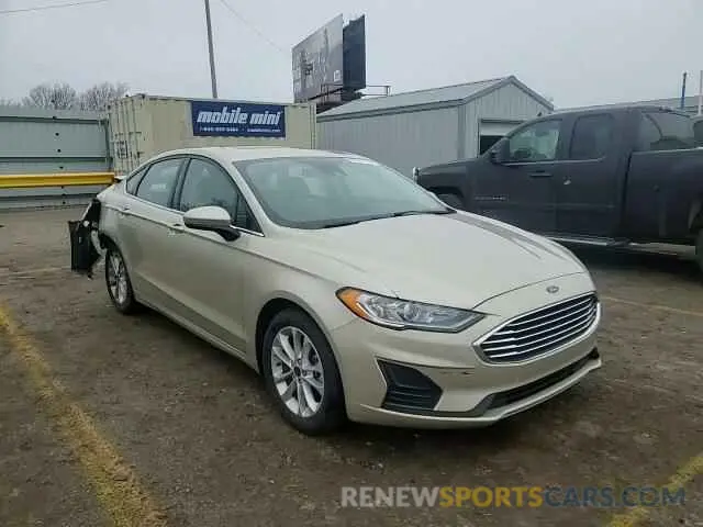 11 Photograph of a damaged car 3FA6P0HD3KR172335 FORD FUSION 2019