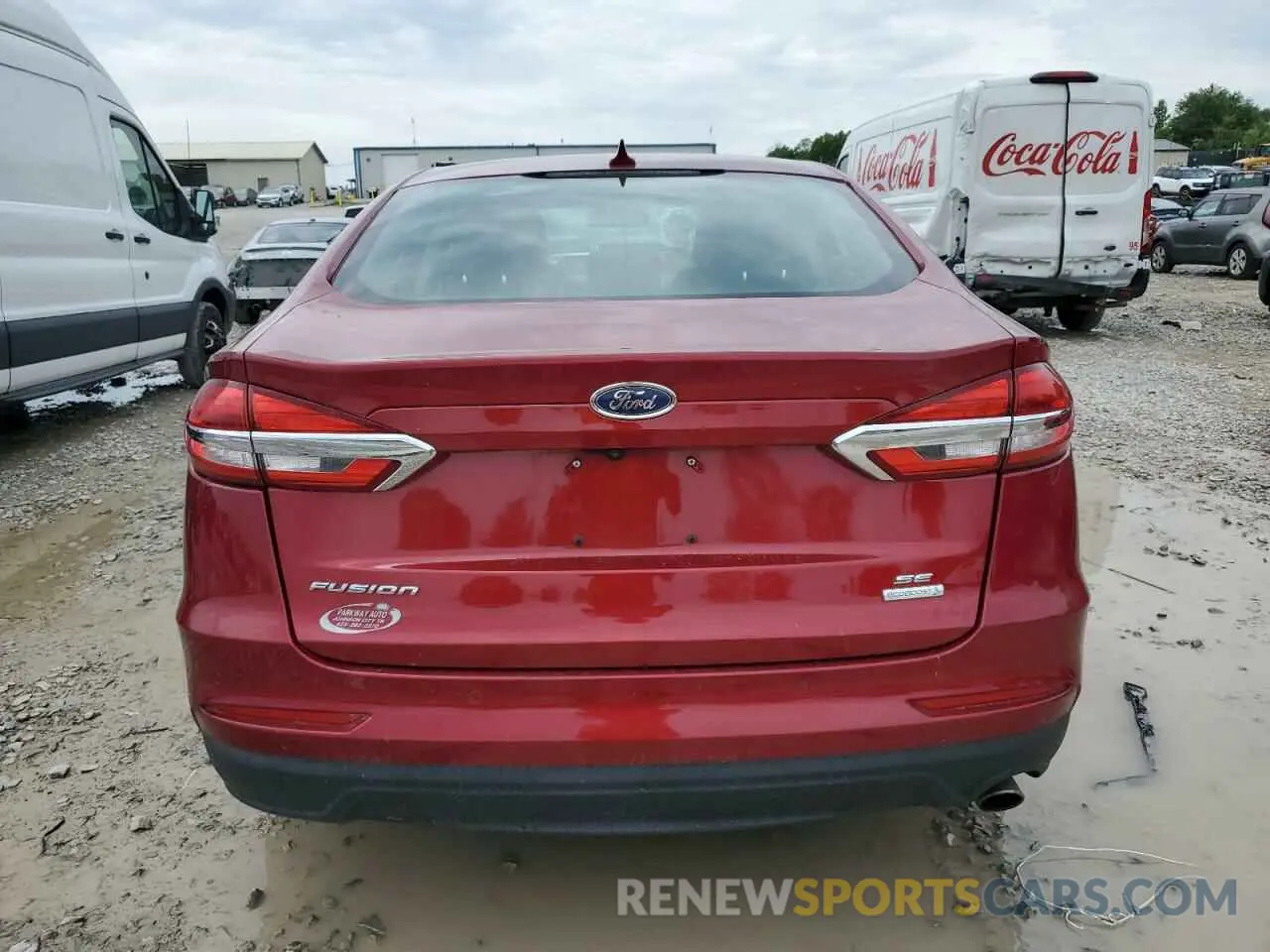 6 Photograph of a damaged car 3FA6P0HD3KR228841 FORD FUSION 2019