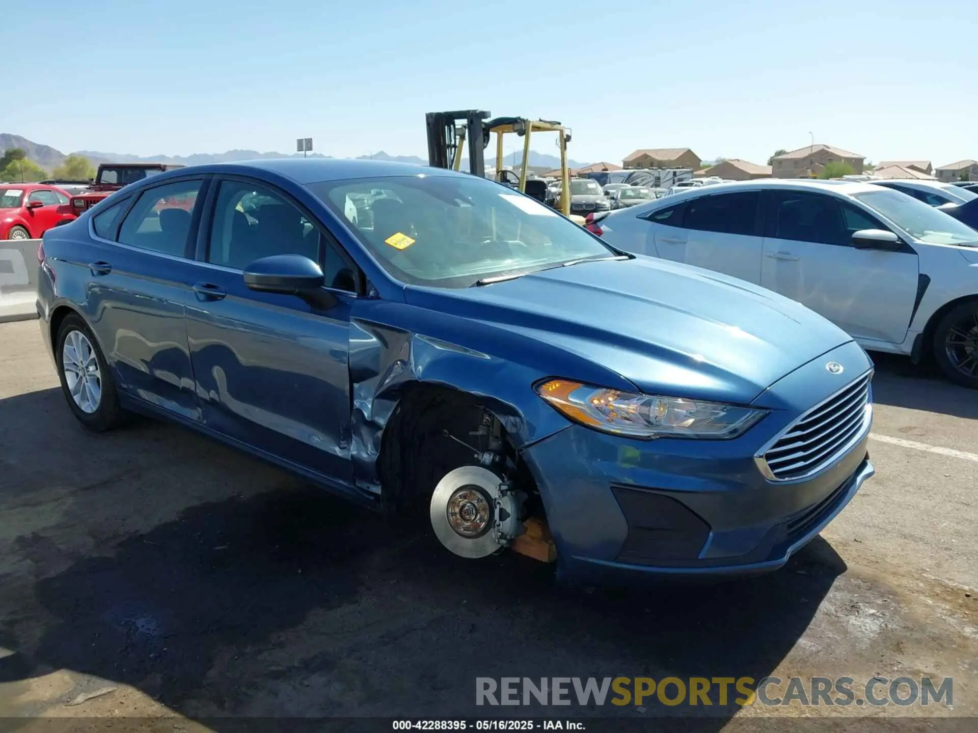 1 Photograph of a damaged car 3FA6P0HD3KR232744 FORD FUSION 2019