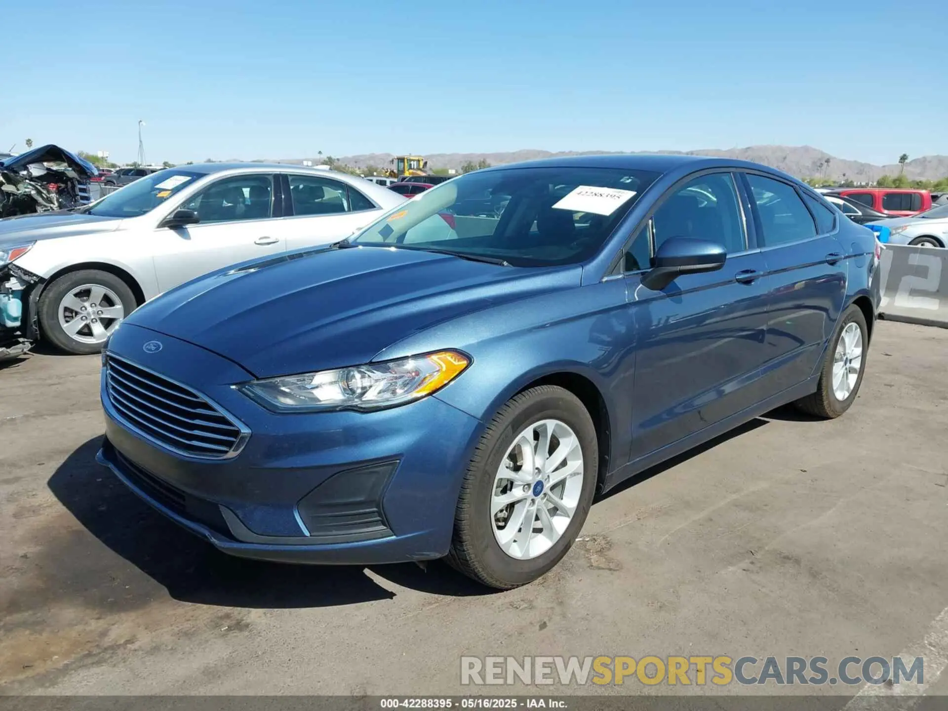 2 Photograph of a damaged car 3FA6P0HD3KR232744 FORD FUSION 2019