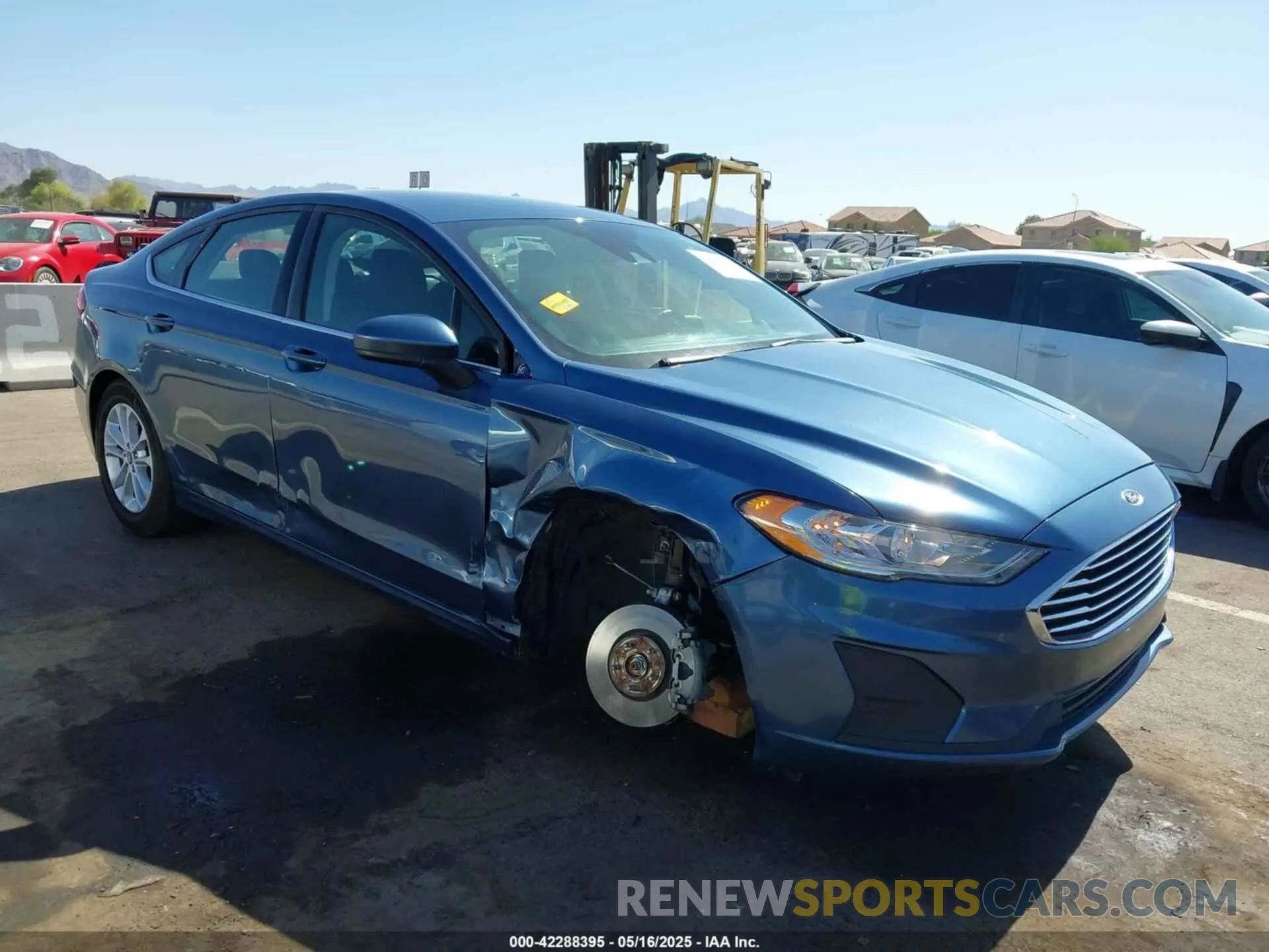 6 Photograph of a damaged car 3FA6P0HD3KR232744 FORD FUSION 2019