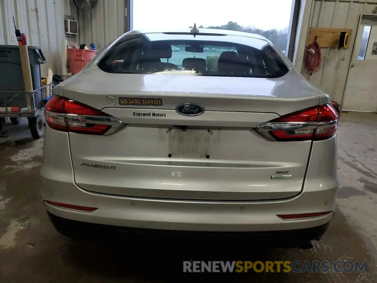 6 Photograph of a damaged car 3FA6P0HD3KR246854 FORD FUSION 2019