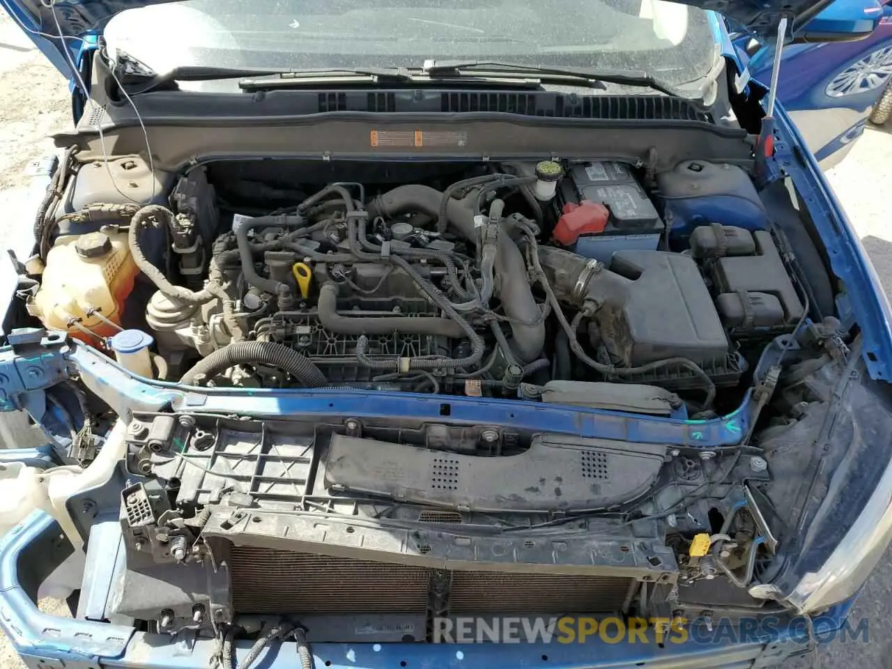 11 Photograph of a damaged car 3FA6P0HD3KR282706 FORD FUSION 2019
