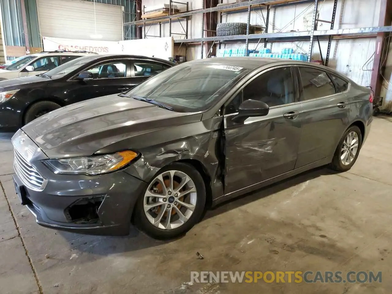 1 Photograph of a damaged car 3FA6P0HD4KR112550 FORD FUSION 2019