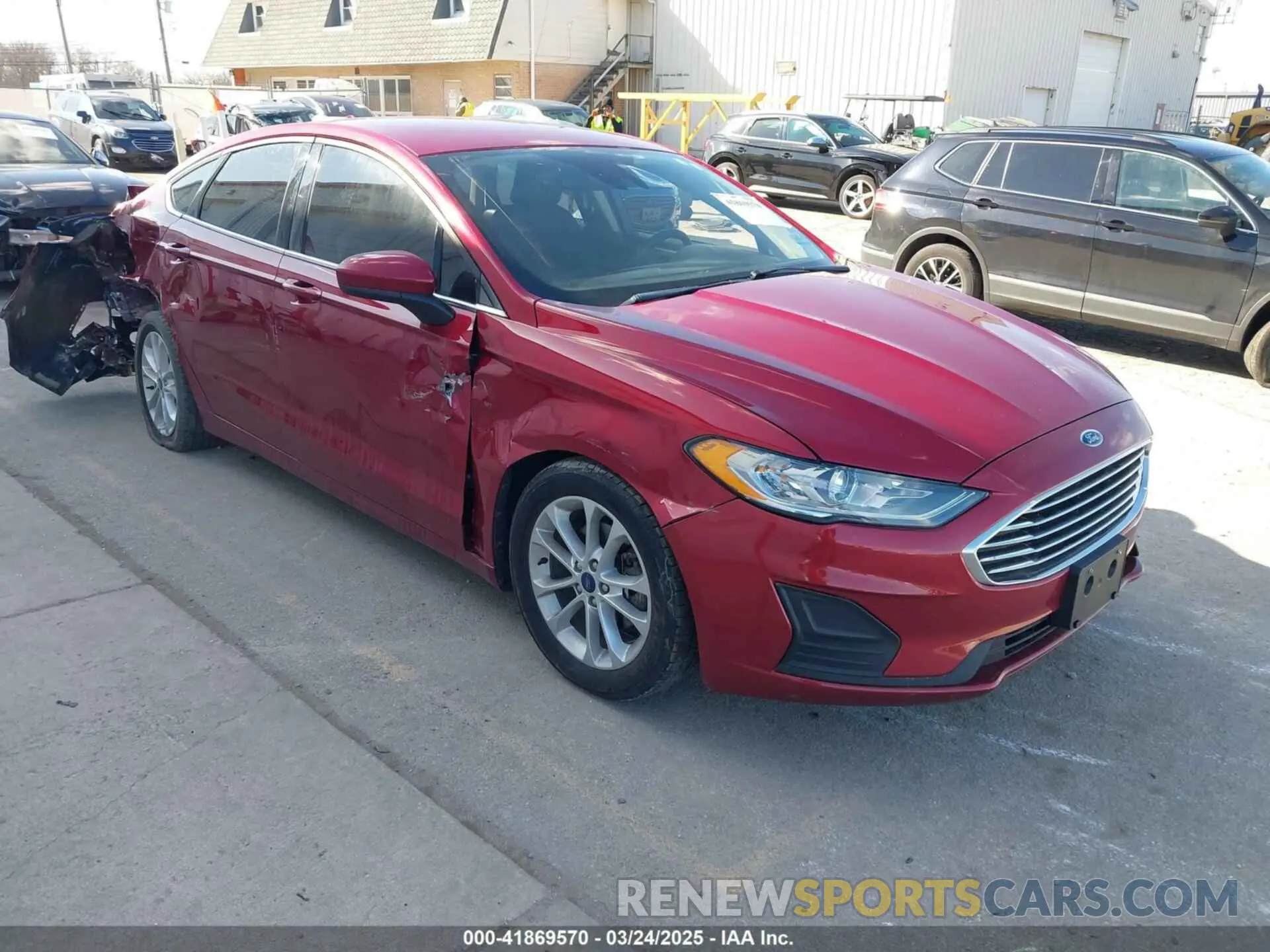 1 Photograph of a damaged car 3FA6P0HD4KR132068 FORD FUSION 2019
