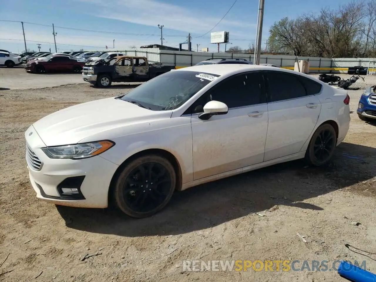 1 Photograph of a damaged car 3FA6P0HD4KR132684 FORD FUSION 2019