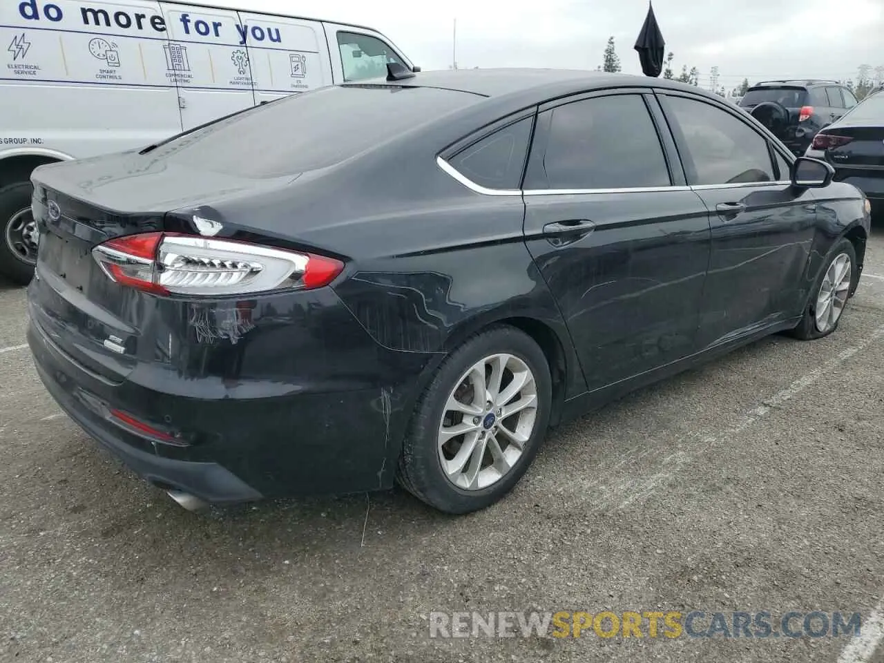 3 Photograph of a damaged car 3FA6P0HD4KR173879 FORD FUSION 2019