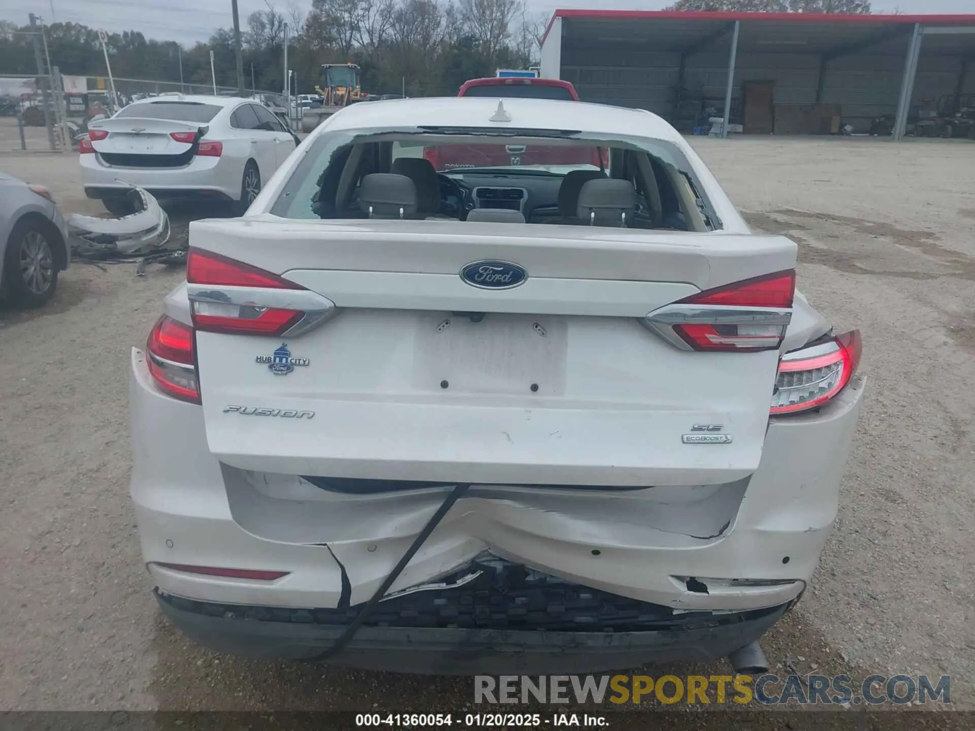 6 Photograph of a damaged car 3FA6P0HD4KR213491 FORD FUSION 2019
