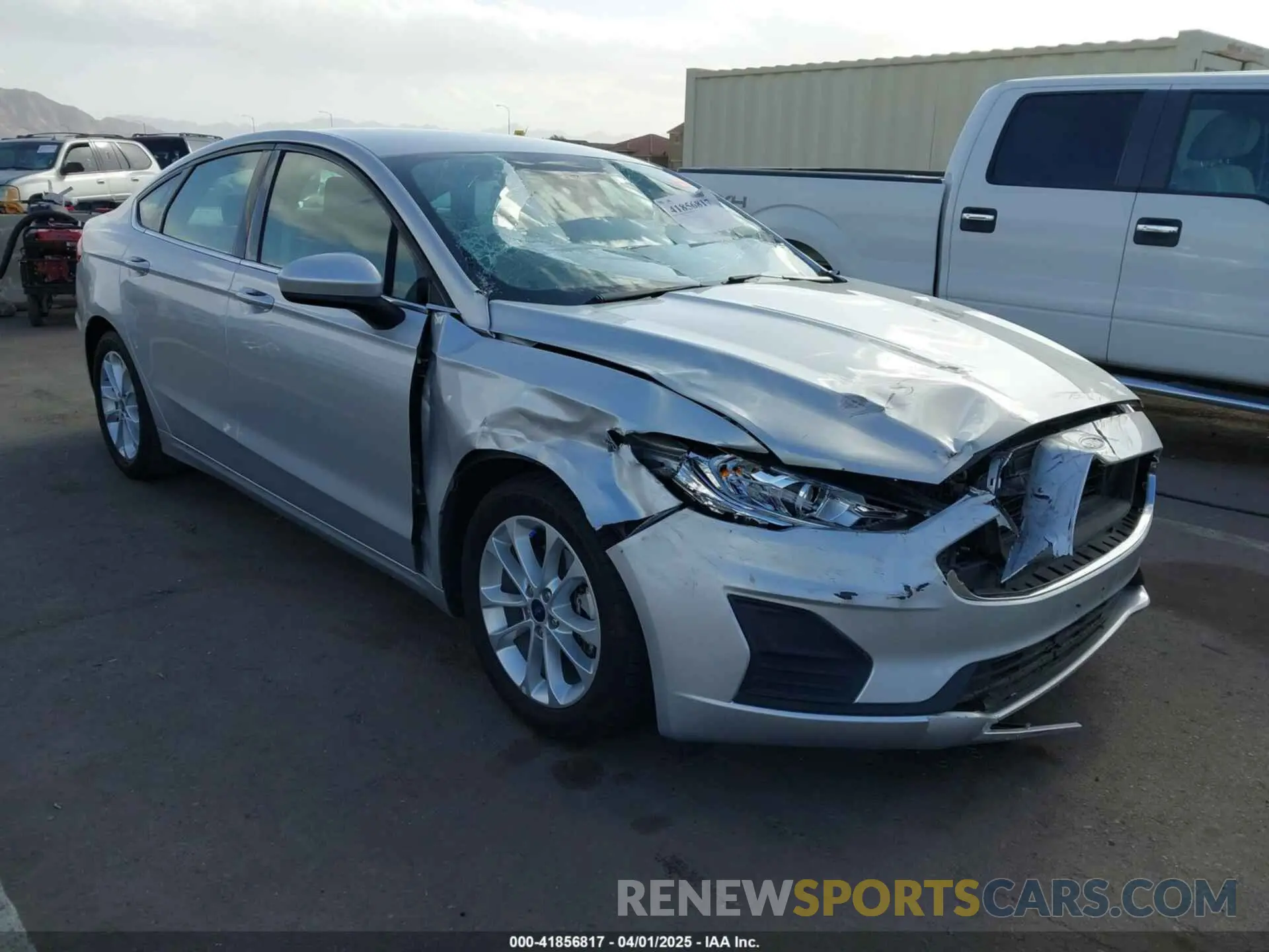 1 Photograph of a damaged car 3FA6P0HD4KR219338 FORD FUSION 2019