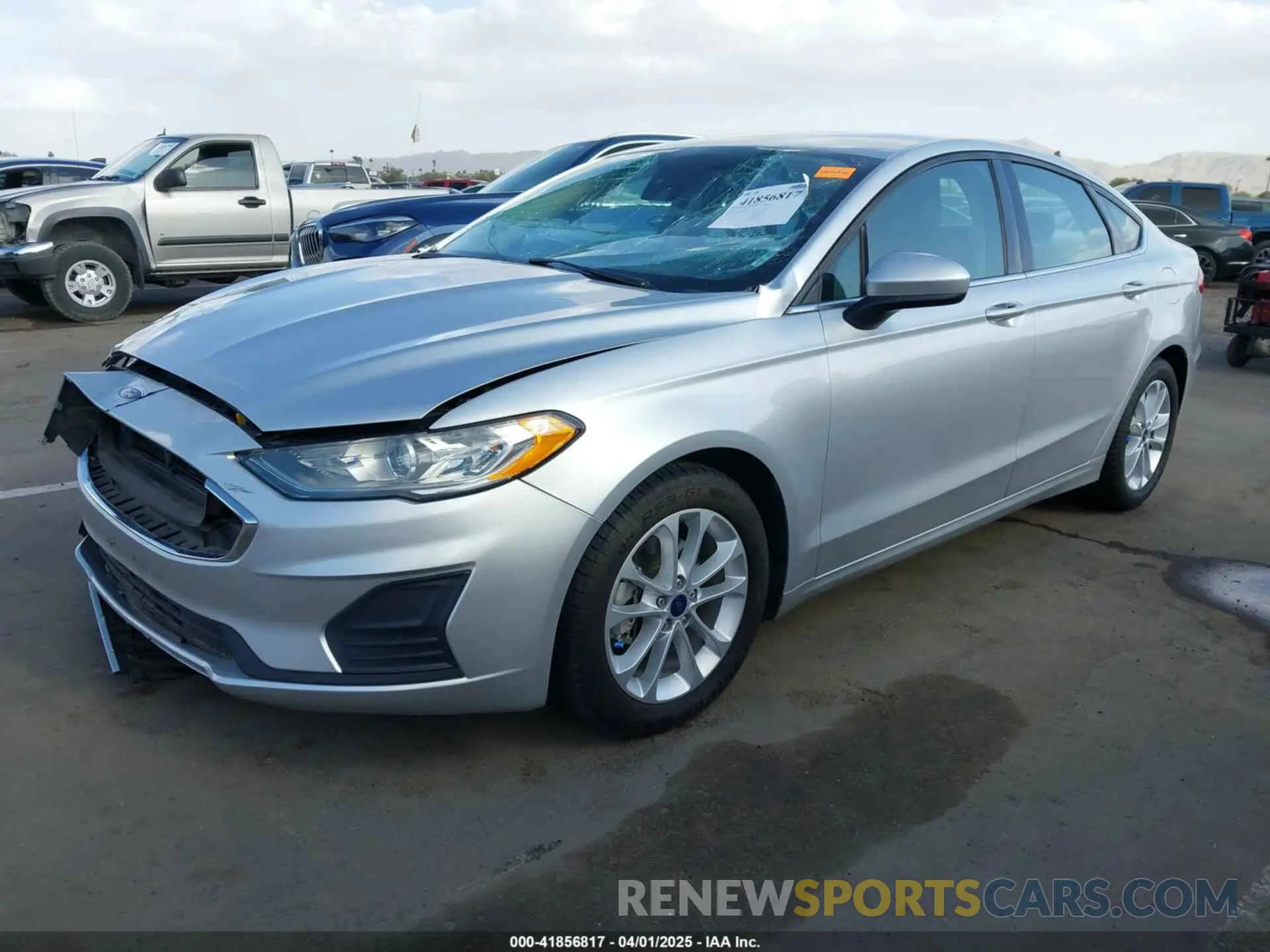 2 Photograph of a damaged car 3FA6P0HD4KR219338 FORD FUSION 2019