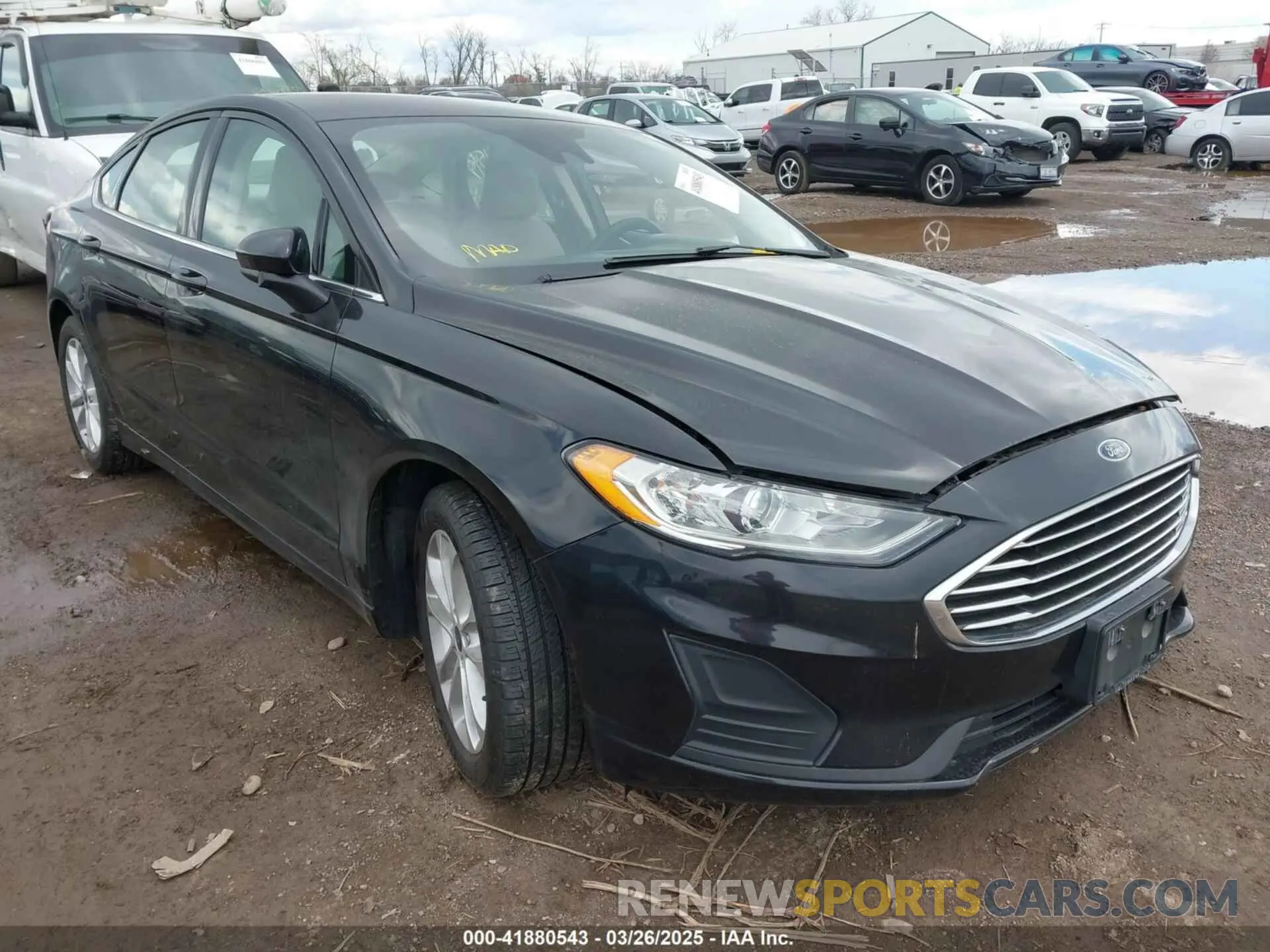 1 Photograph of a damaged car 3FA6P0HD4KR248841 FORD FUSION 2019