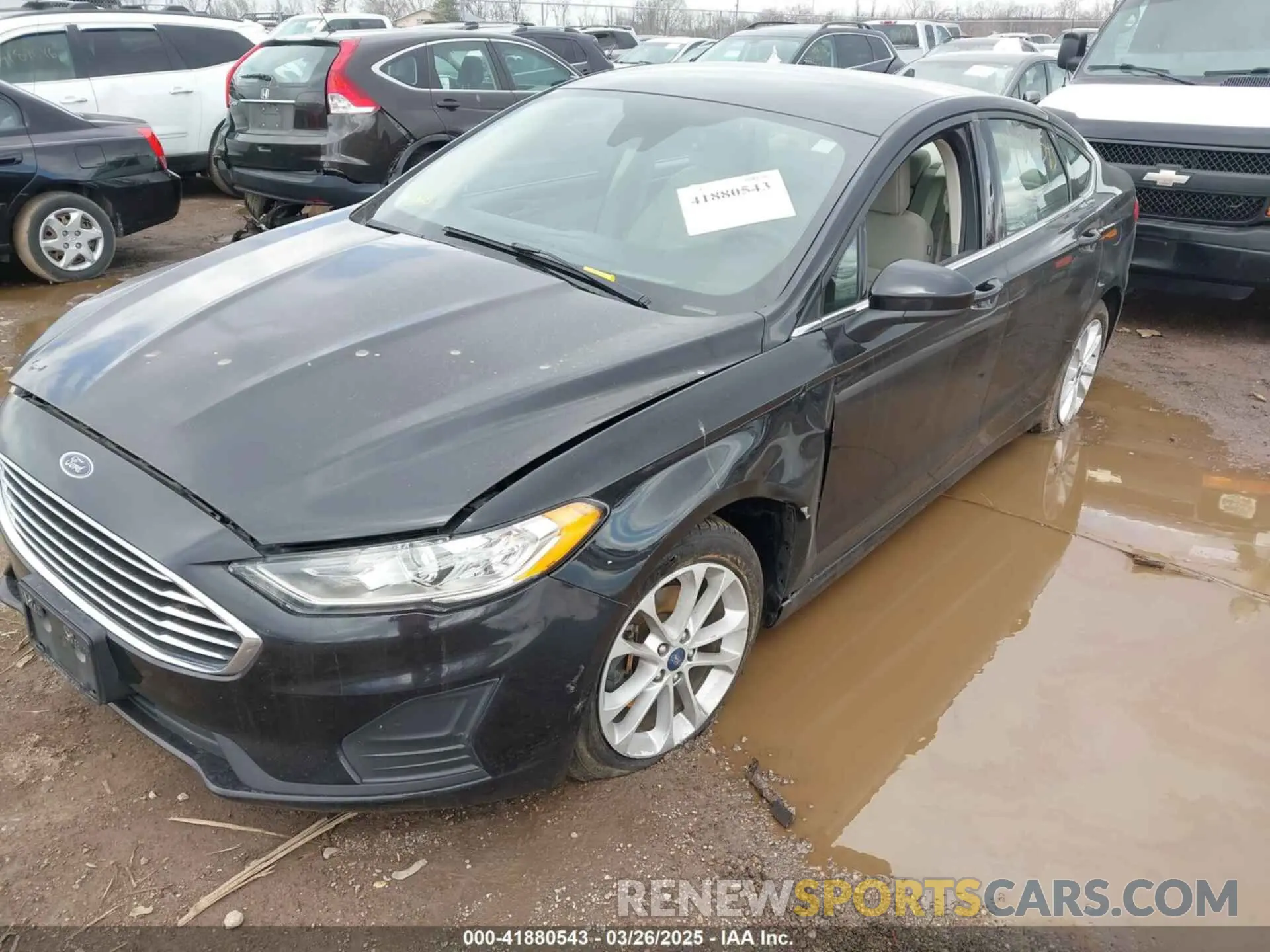 2 Photograph of a damaged car 3FA6P0HD4KR248841 FORD FUSION 2019