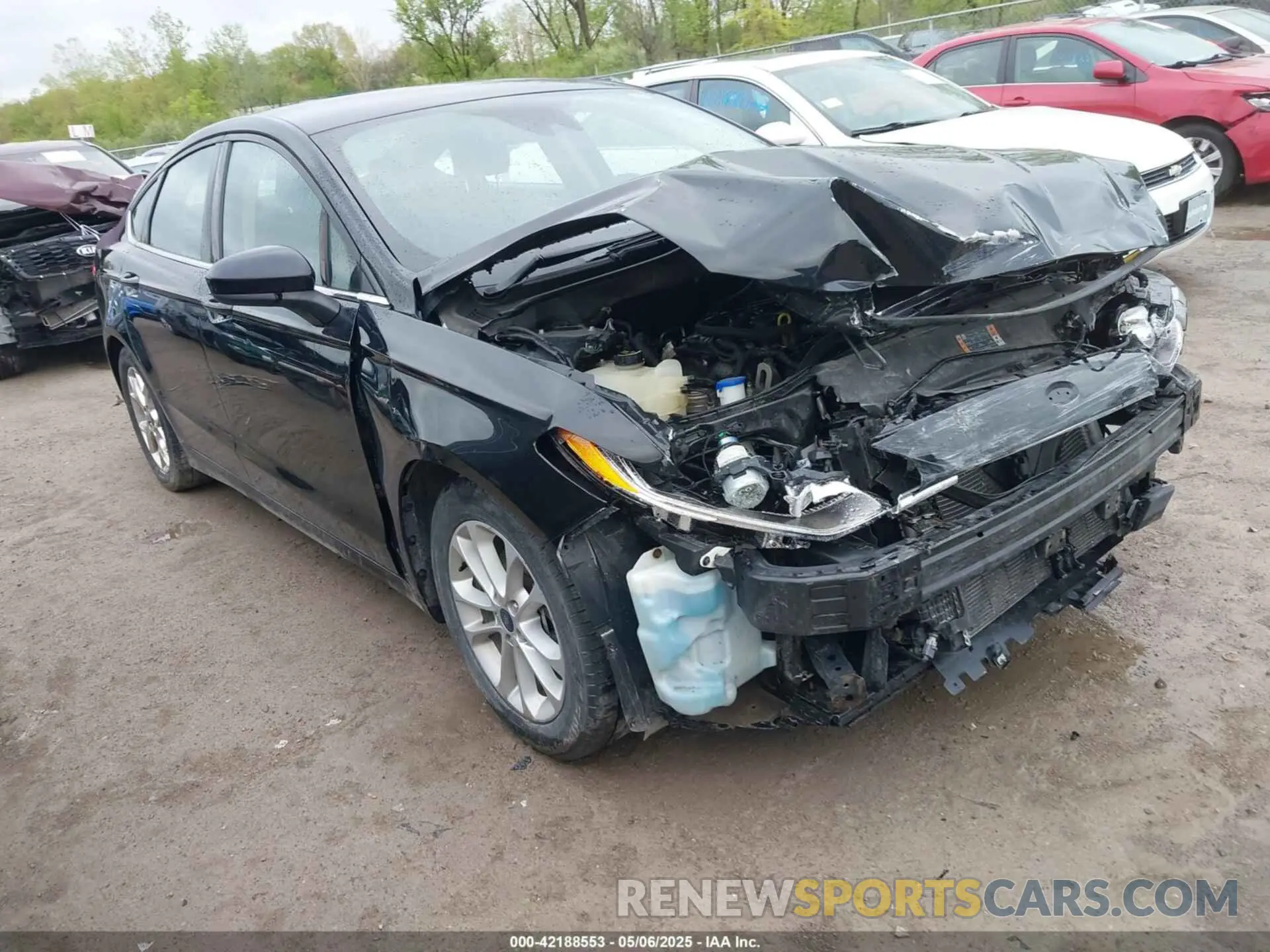 1 Photograph of a damaged car 3FA6P0HD4KR249679 FORD FUSION 2019