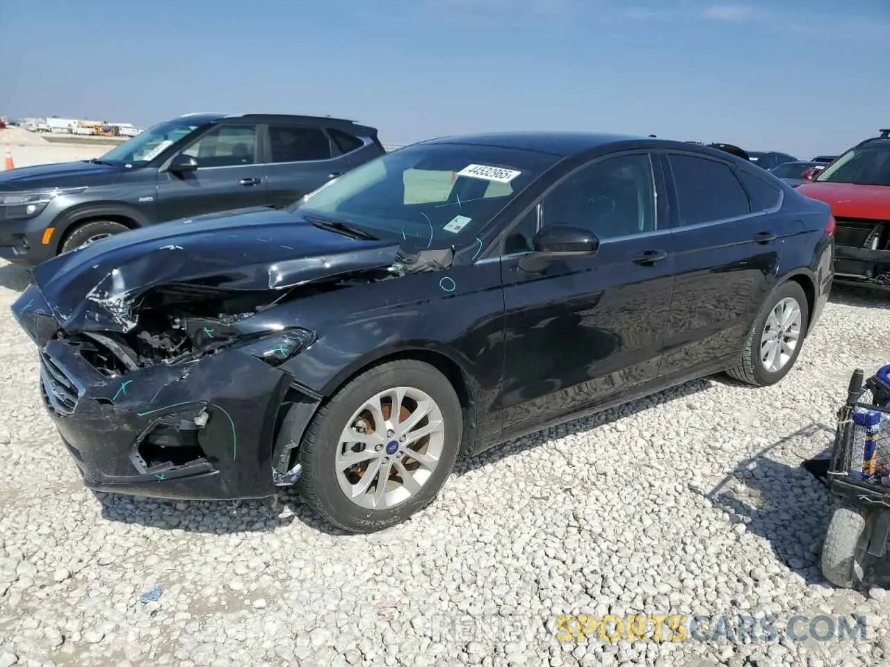 1 Photograph of a damaged car 3FA6P0HD4KR280558 FORD FUSION 2019