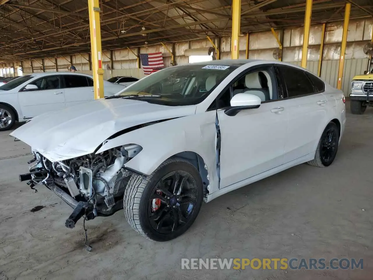 1 Photograph of a damaged car 3FA6P0HD5KR108572 FORD FUSION 2019