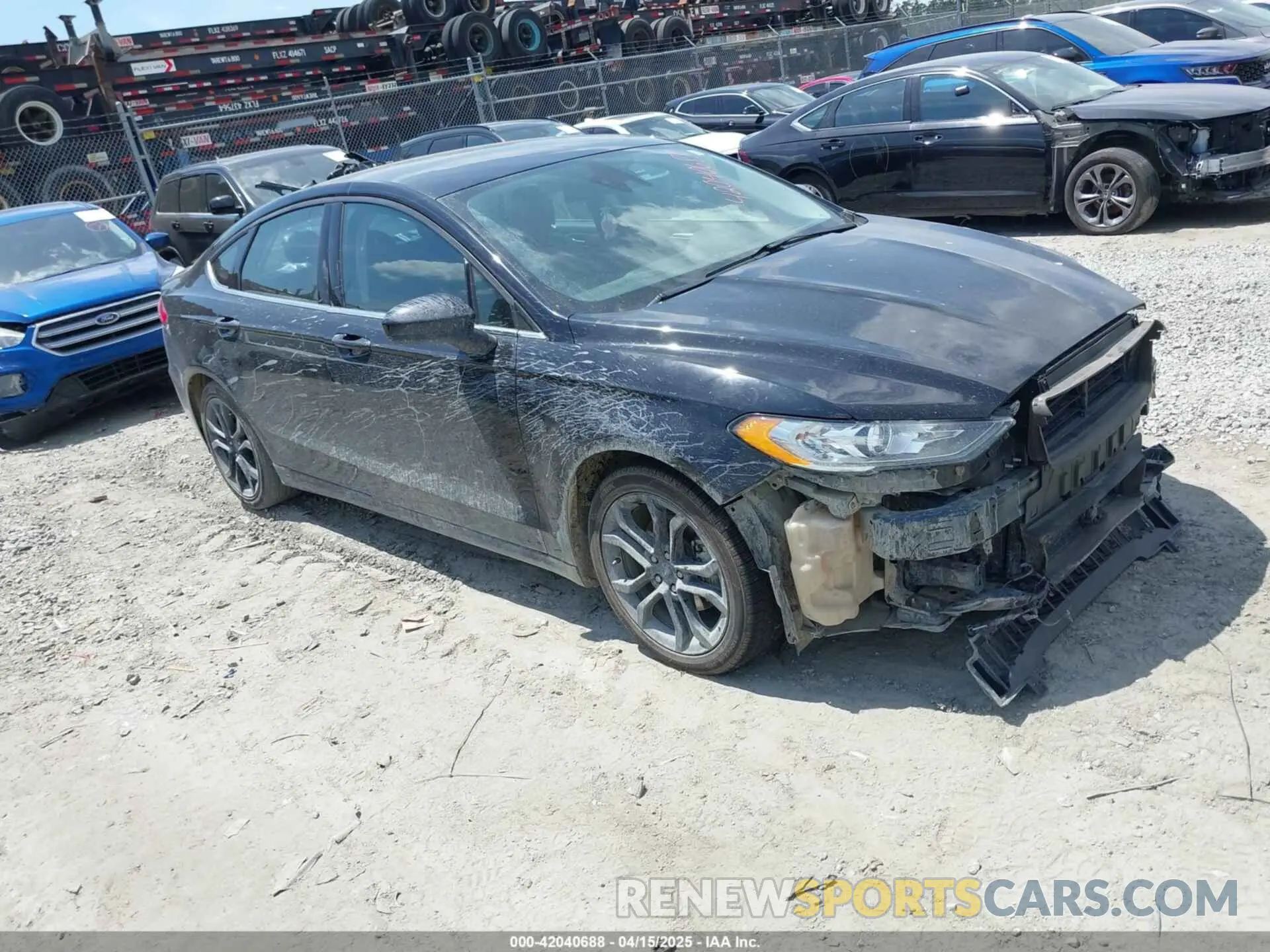 1 Photograph of a damaged car 3FA6P0HD5KR126859 FORD FUSION 2019