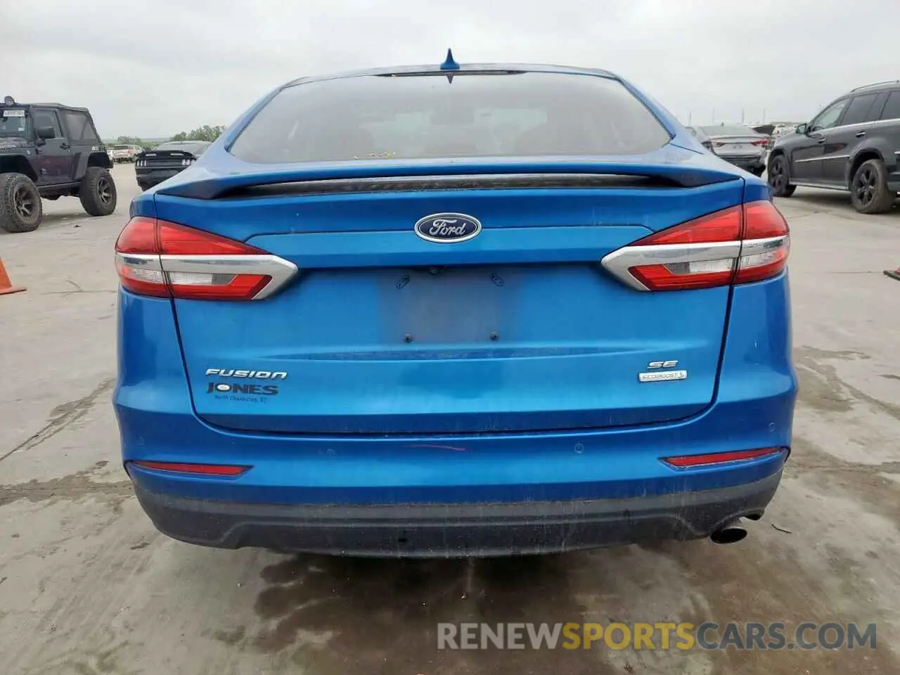 6 Photograph of a damaged car 3FA6P0HD5KR146707 FORD FUSION 2019