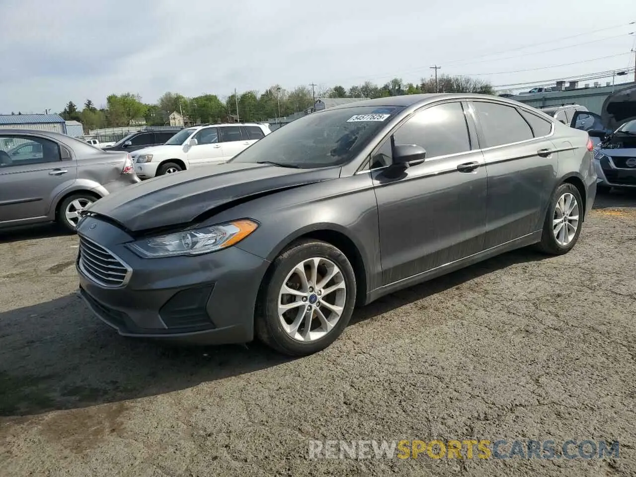 1 Photograph of a damaged car 3FA6P0HD5KR203486 FORD FUSION 2019