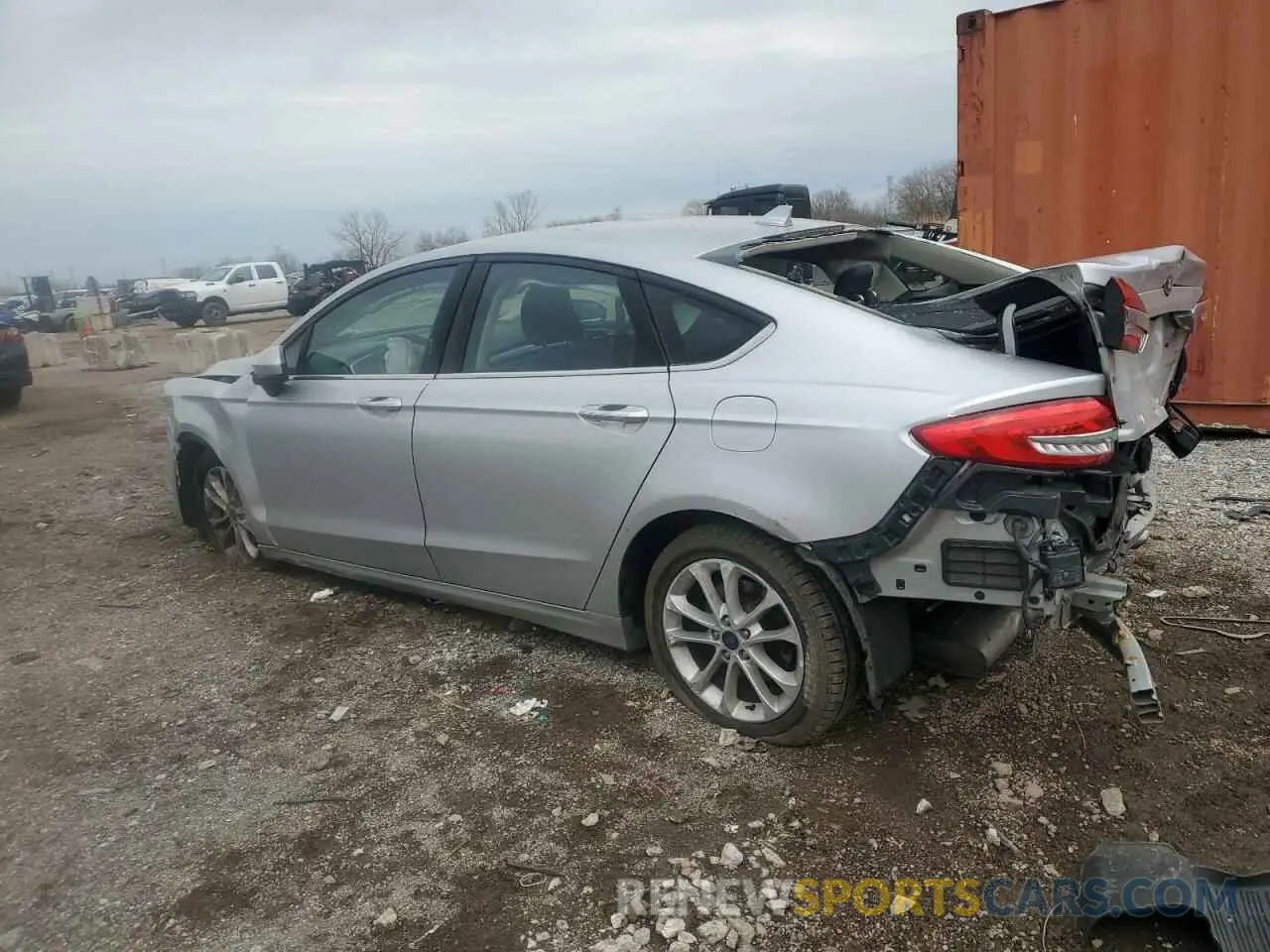 2 Photograph of a damaged car 3FA6P0HD5KR247830 FORD FUSION 2019