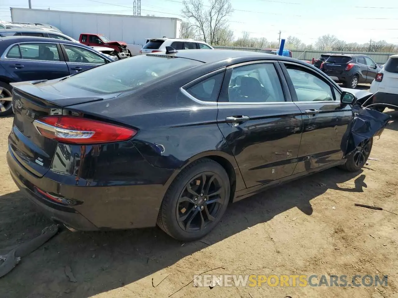 3 Photograph of a damaged car 3FA6P0HD5KR249609 FORD FUSION 2019