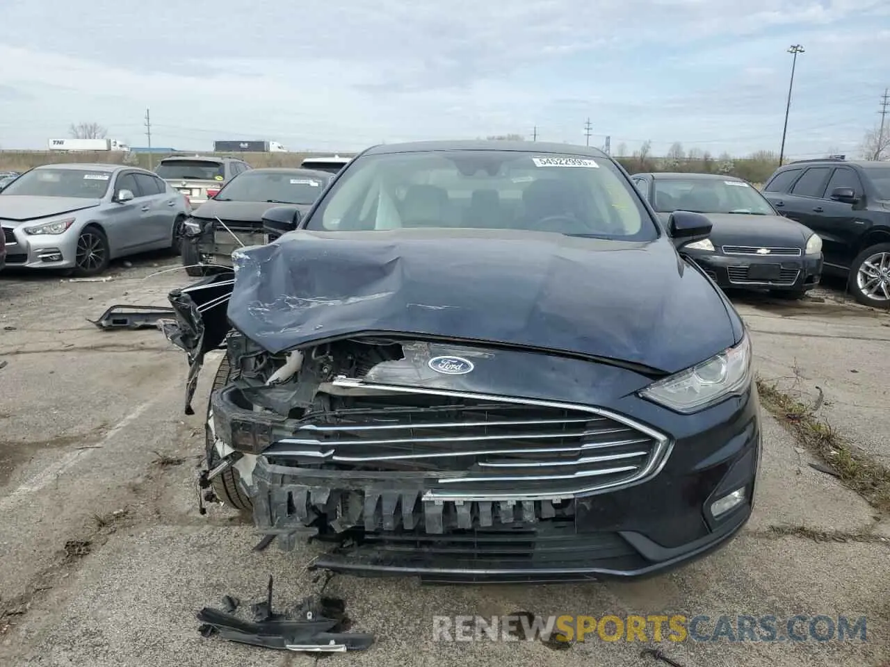 5 Photograph of a damaged car 3FA6P0HD5KR249609 FORD FUSION 2019